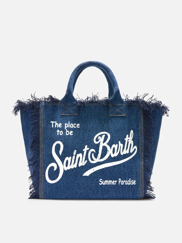 mc2-saint-barth-borsa-vanity-regular-denim-lavaggio-scuro-con-frange image 1
