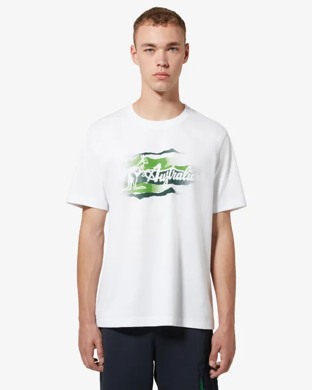 australian-australe-t-shirt-cotone-bianca-stampa-petto image 1