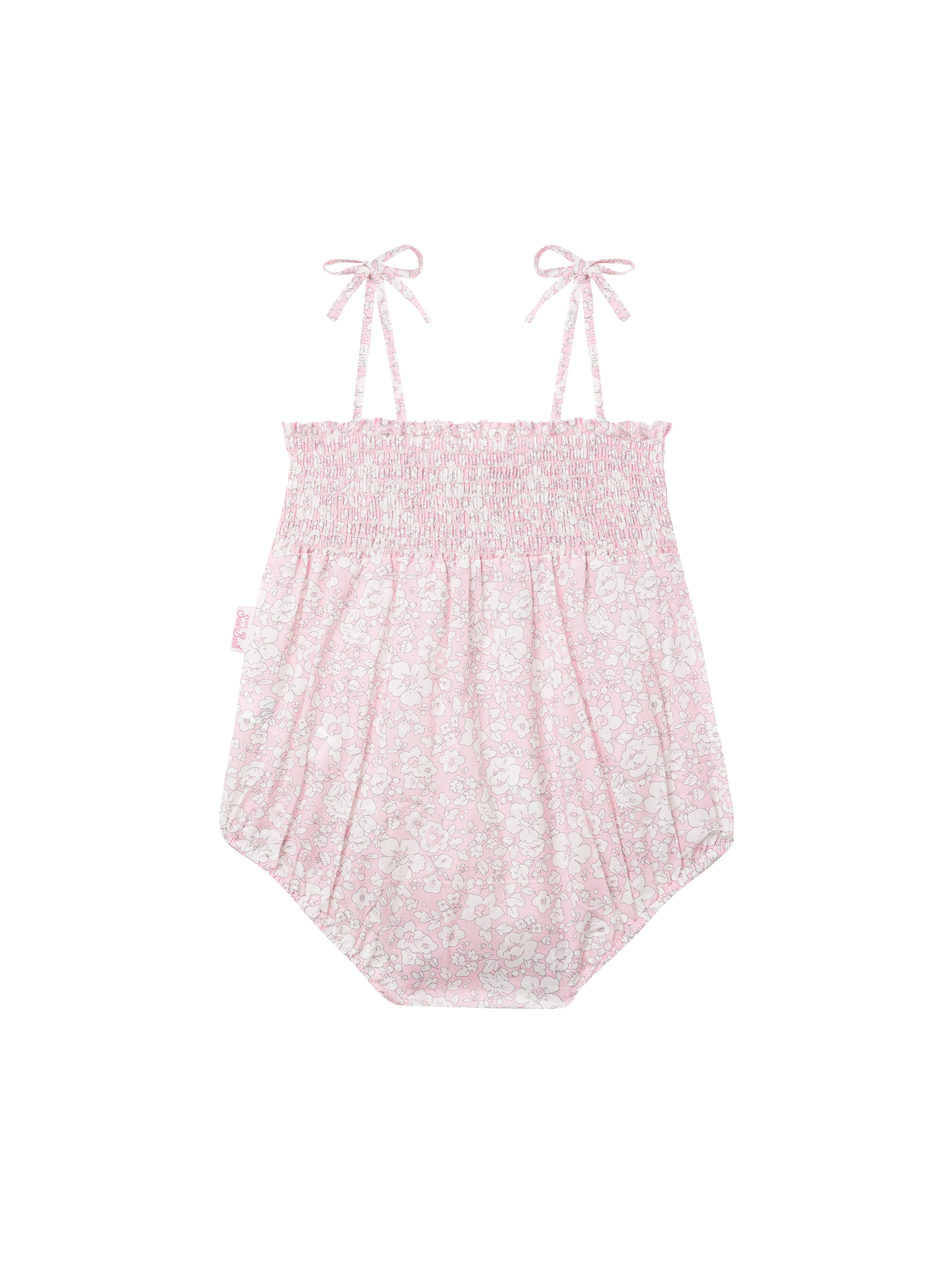mc2-saint-barth-dudu-tutina-neonata-cotone-stampa-floreale-rosa image 3