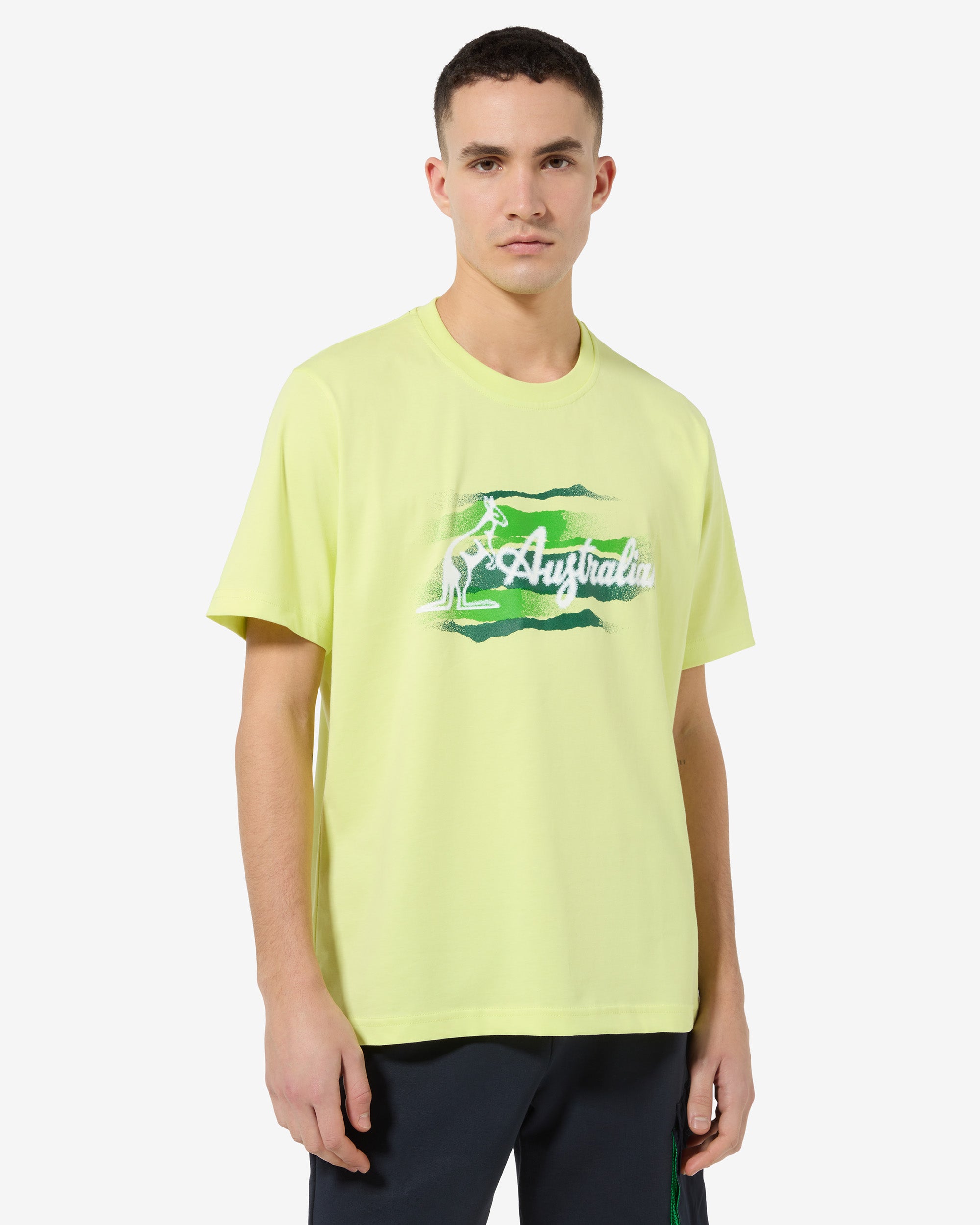 australian-australe-t-shirt-cotone-stampa-petto-regular-fit image 1