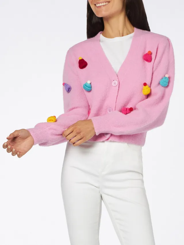 mc2-saint-barth-cardigan-lyza-soft-cropped-in-misto-alpaca-rosa-con-cuori-croche image 1