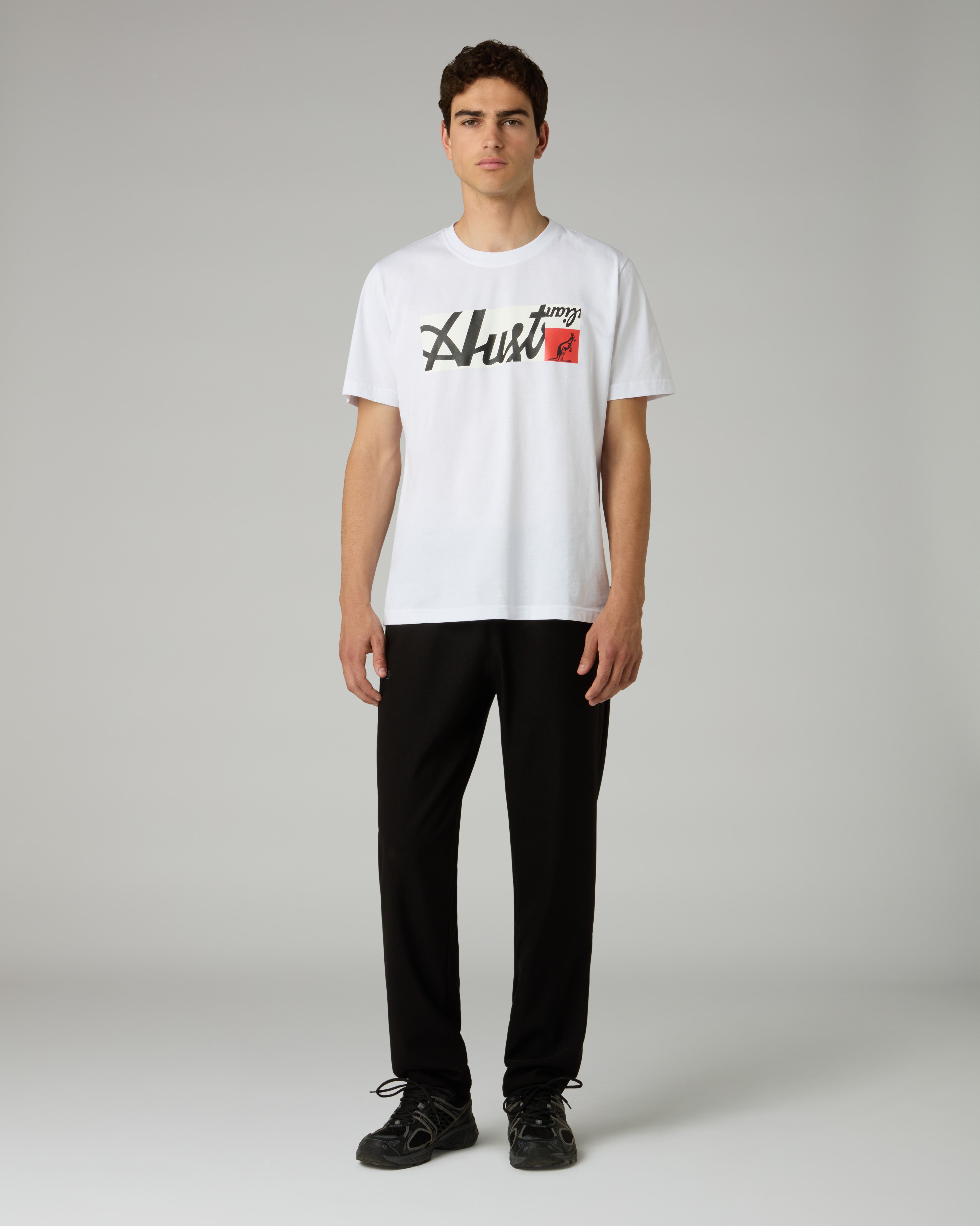 australian-broken-logo-t-shirt-league-maglietta-cotone-bianco image 2