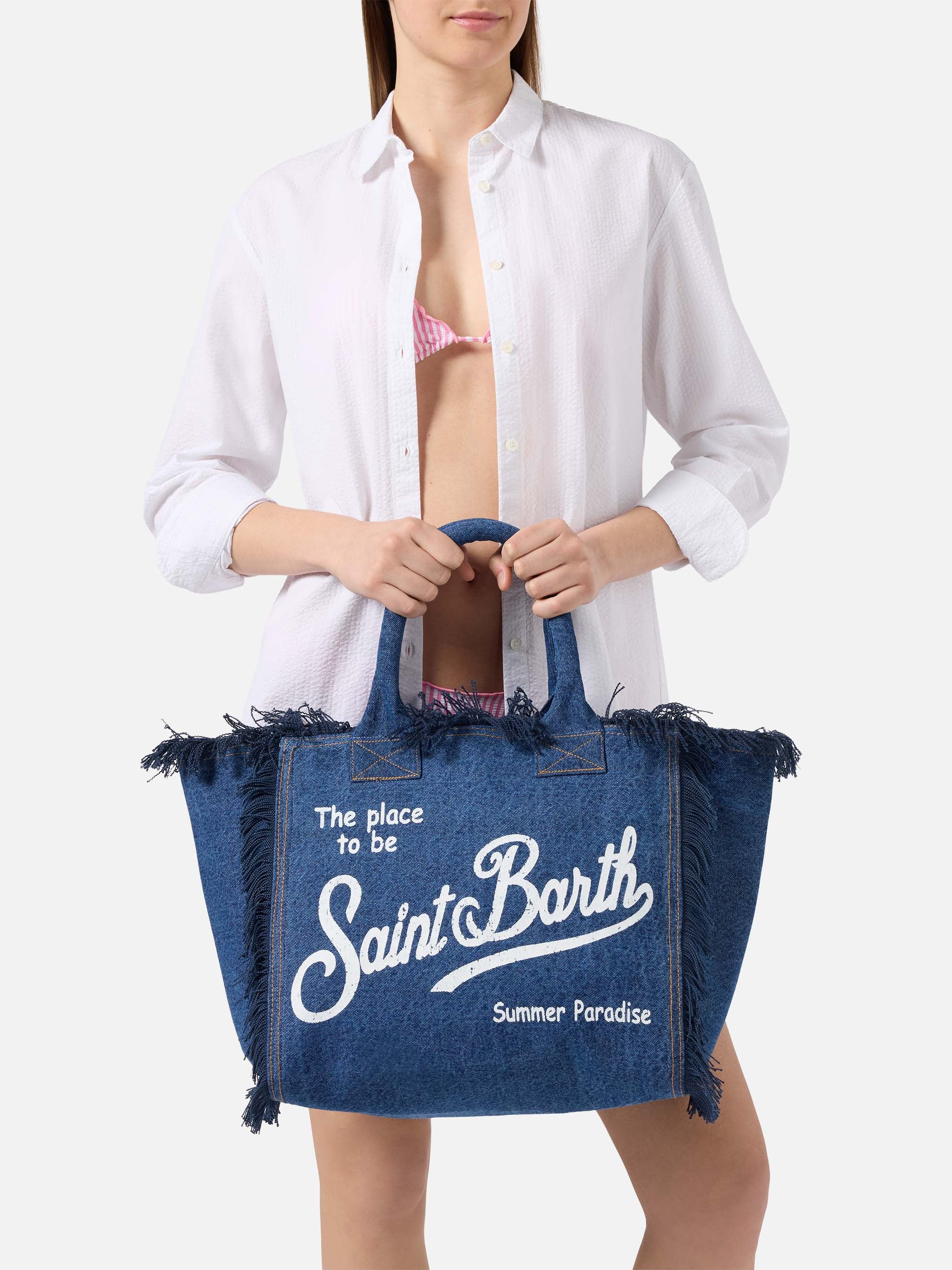 mc2-saint-barth-borsa-vanity-regular-denim-lavaggio-scuro-con-frange image 2