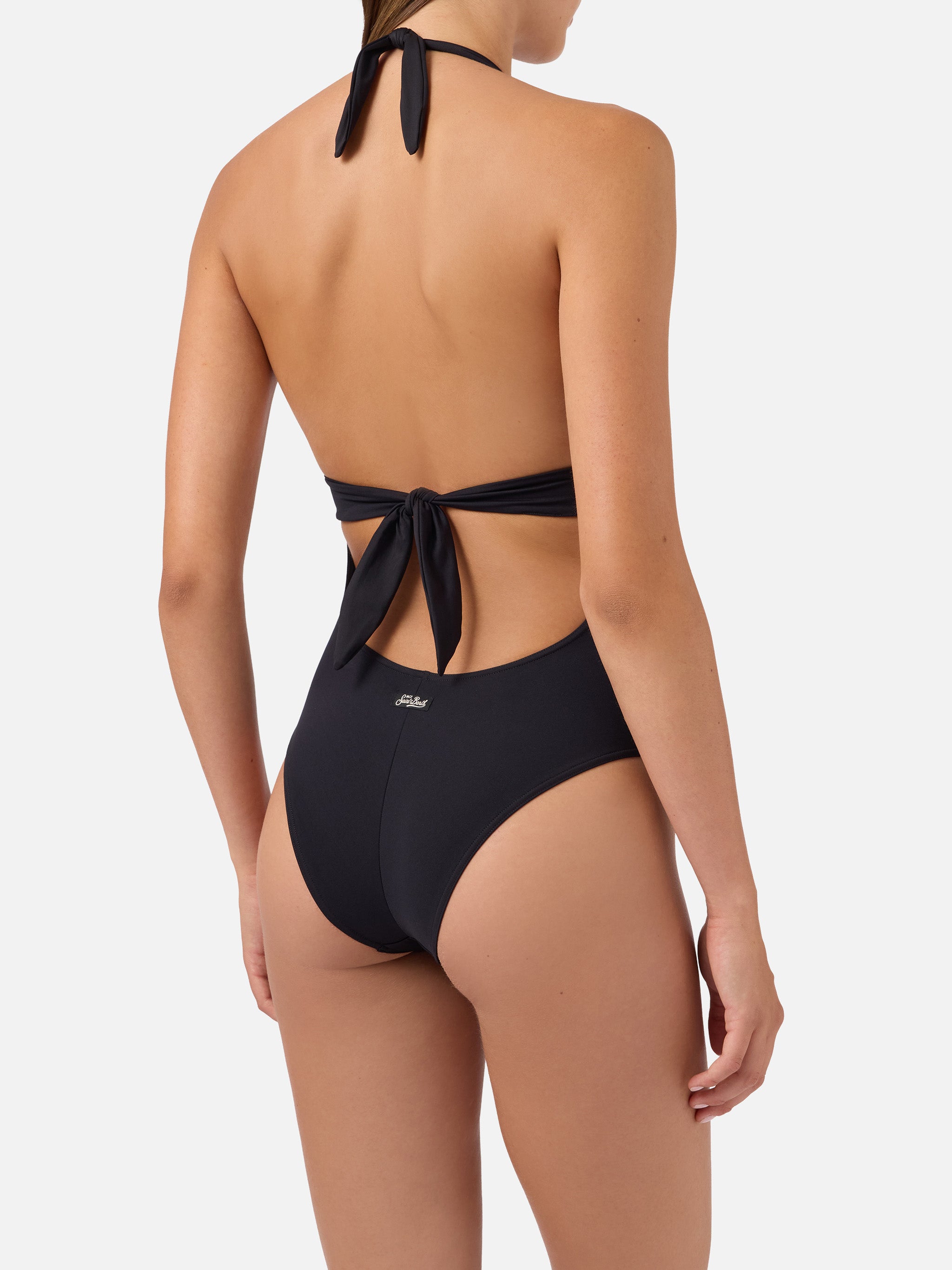 mc2-saint-barth-marylin-costume-intero-nero-con-scollatura-profonda-e-allacciatu image 3