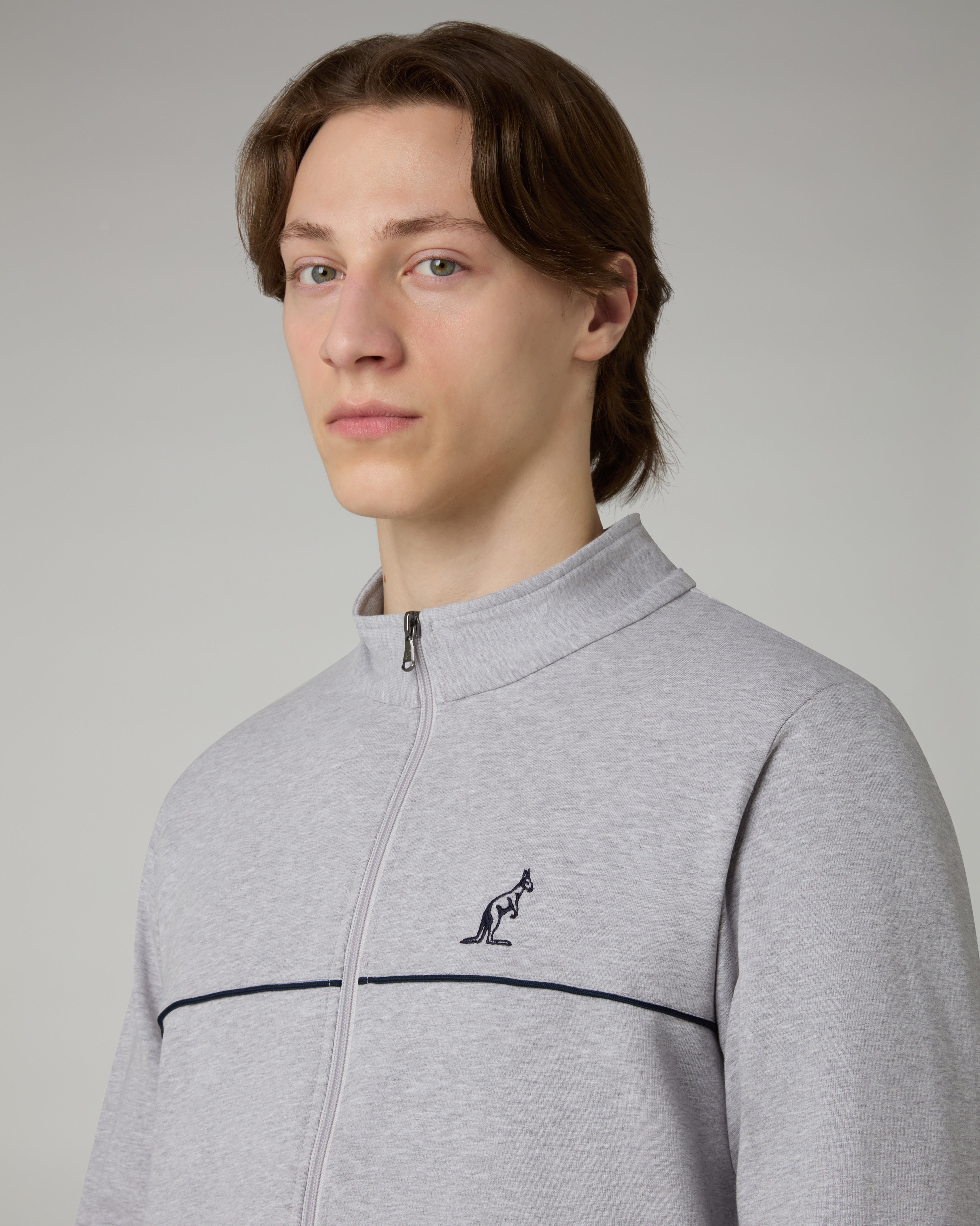 australian-essential-line-tuta-in-felpa-grigio-melange image 4
