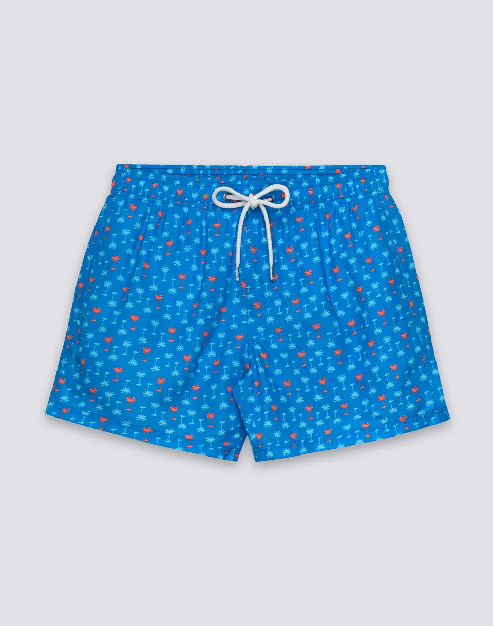 sundek-costume-boxer-uomo-corto-vita-elasticata-stampa-palmas-in-poliestere-rici image 1