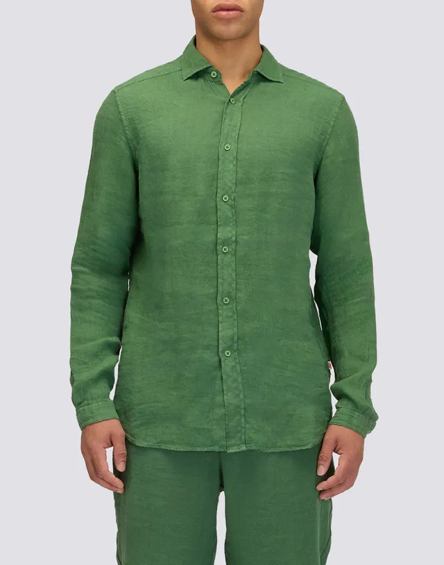 sundek-camicia-uomo-in-lino-collo-classico image 1