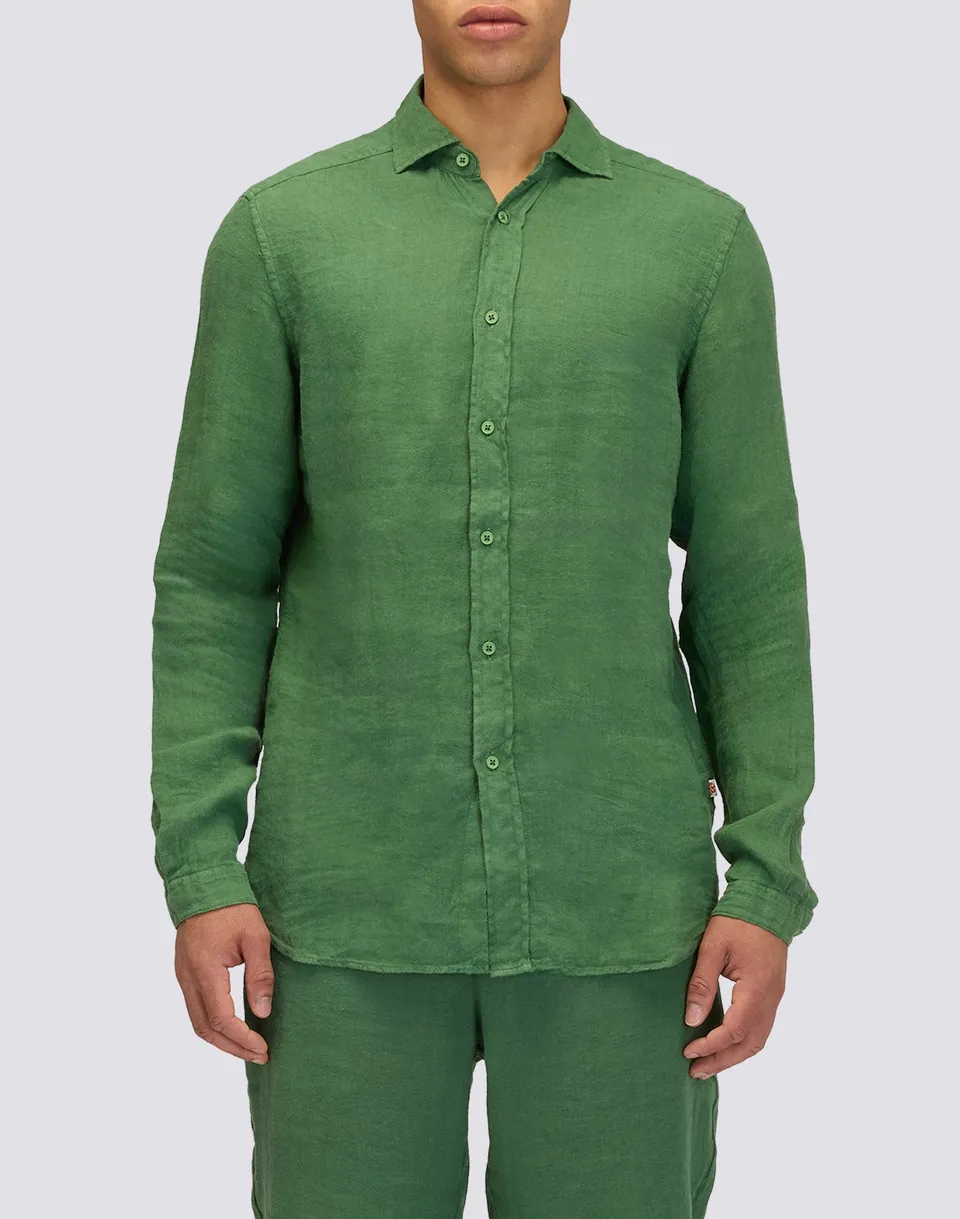 sundek-camicia-uomo-in-lino-collo-classico image 1