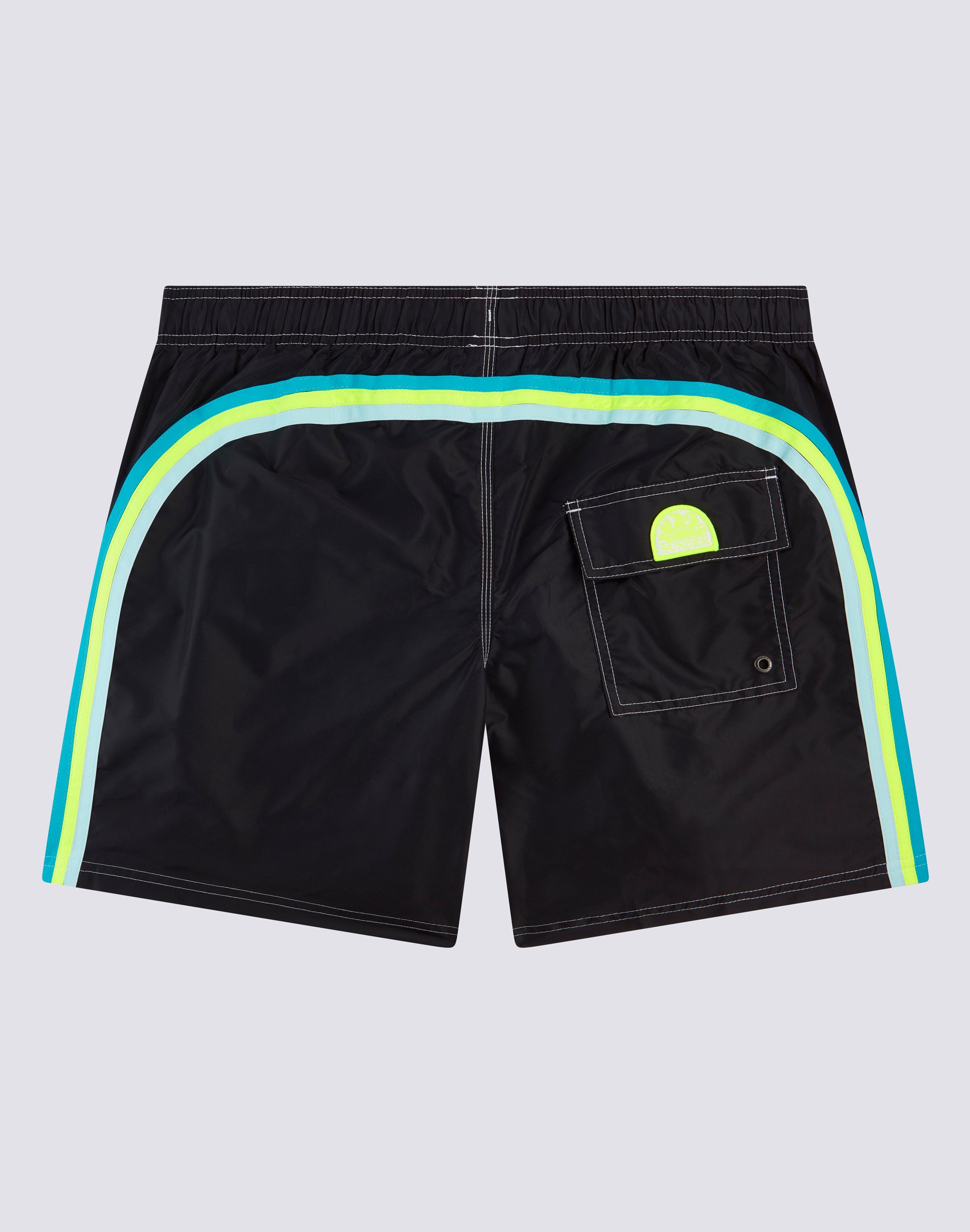 sundek-boardshort-uomo-media-lunghezza-iconic-taffeta-con-arcobaleno image 5