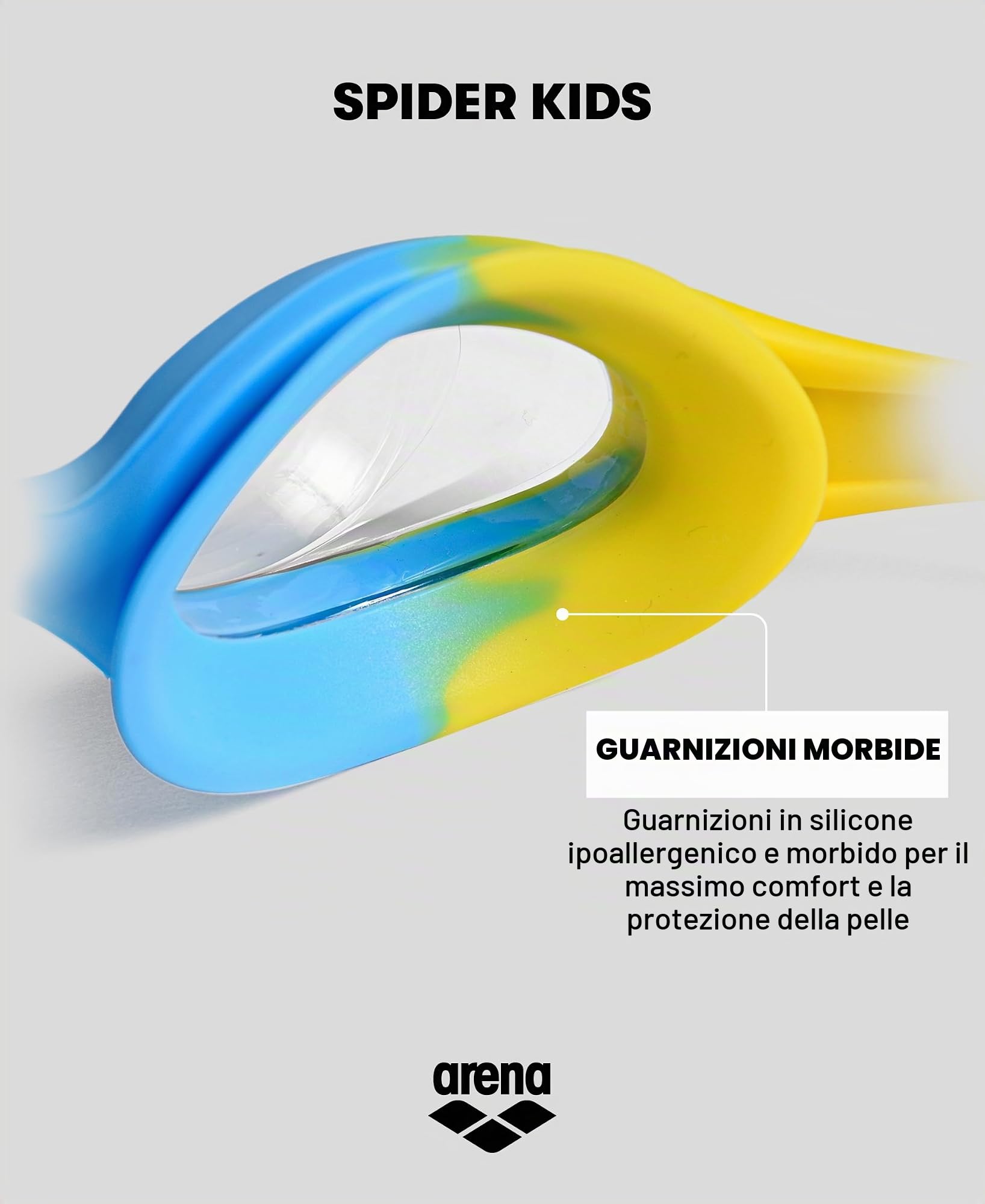 arena-spider-kids-occhialini-nuoto-bambini-2-5-anni-lenti-scure image 4