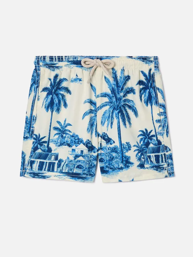 mc2-saint-barth-costume-jean-con-stampa-toile-de-jouy-blu-bambino image 1