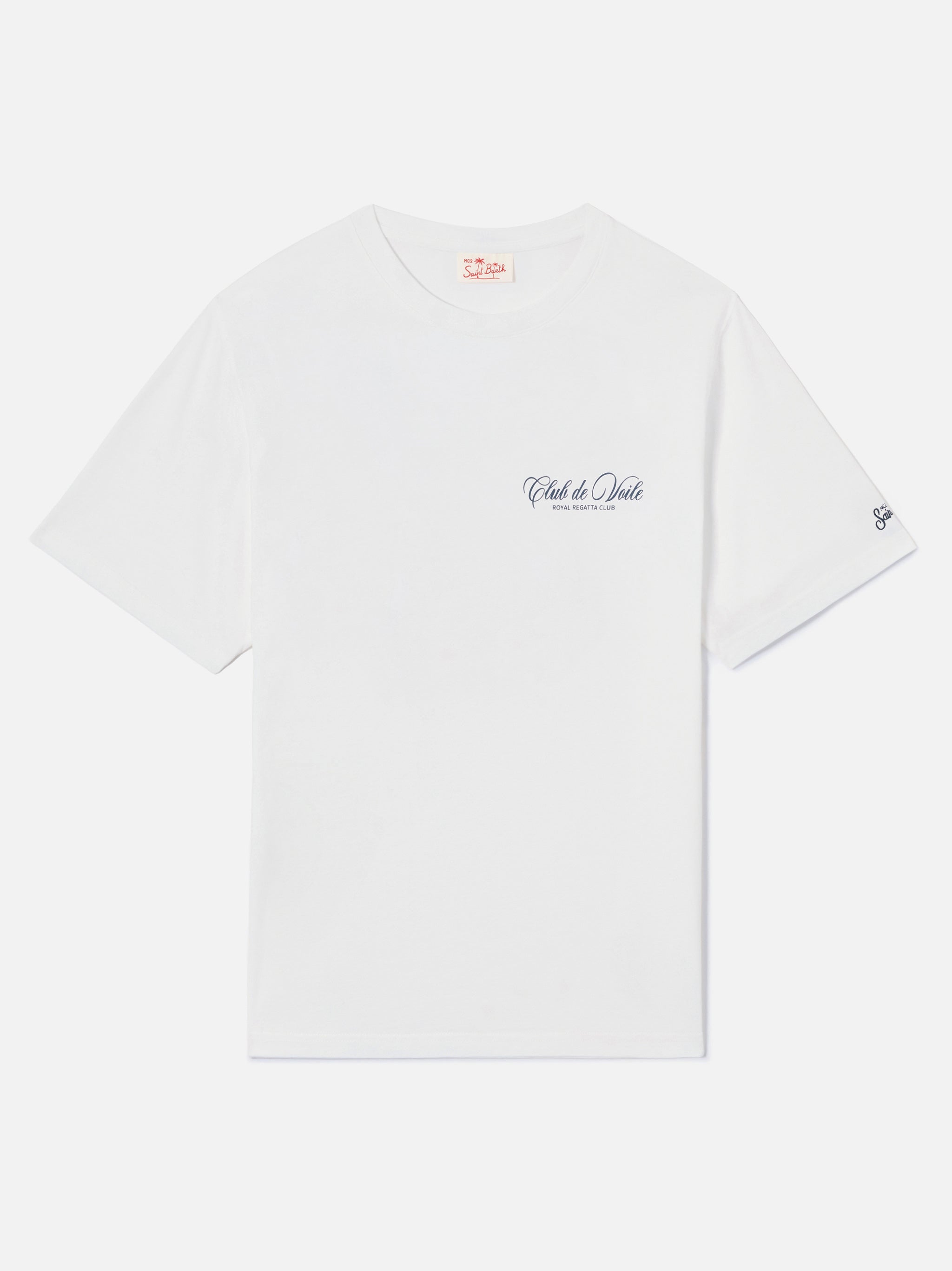 mc2-saint-barth-t-shirt-portland-bianca-con-stampa-club-de-voile-uomo image 5