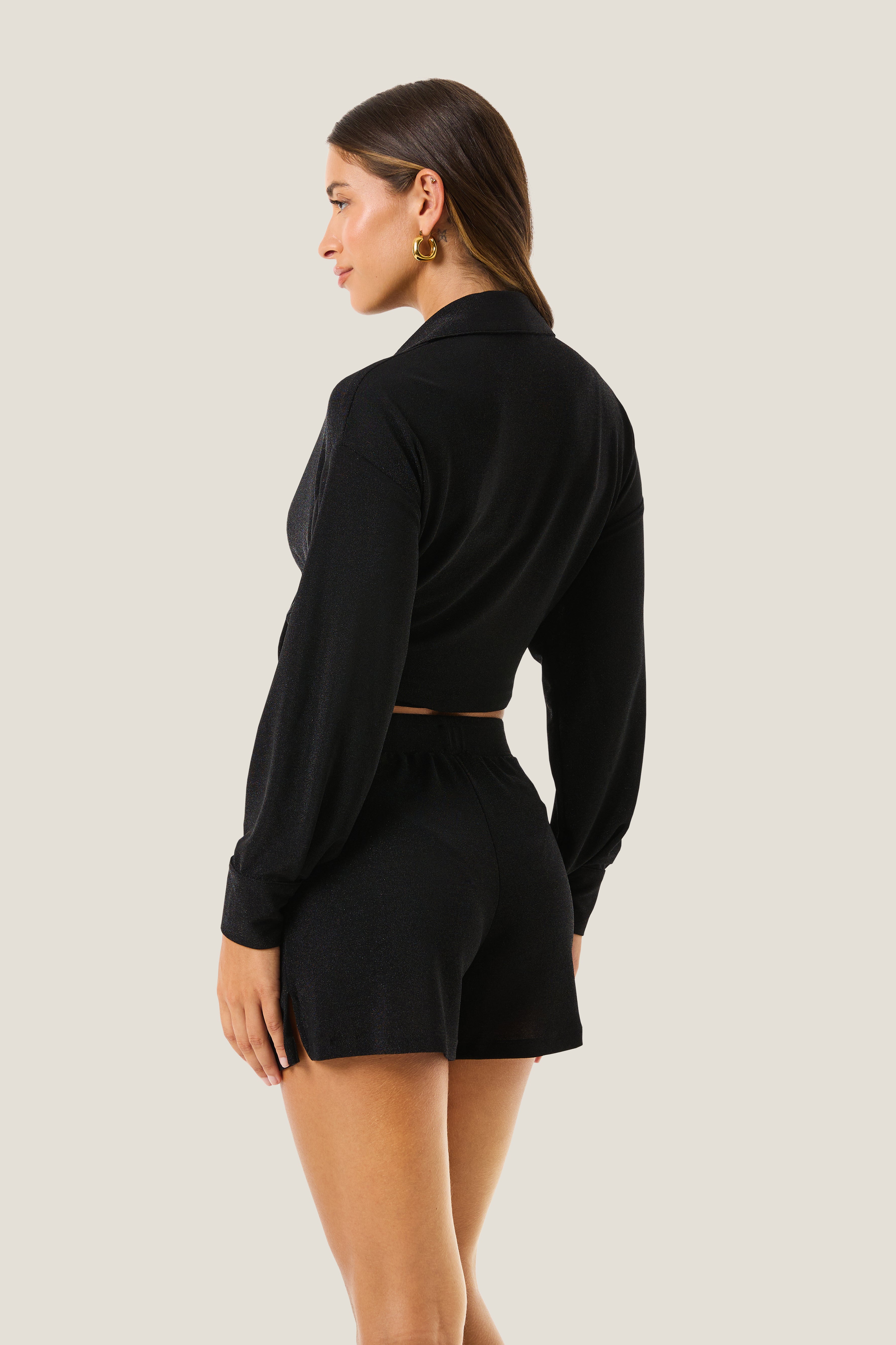 4giveness-camicia-con-nodo-lurex-resort-camicia-copricostume-donna image 2