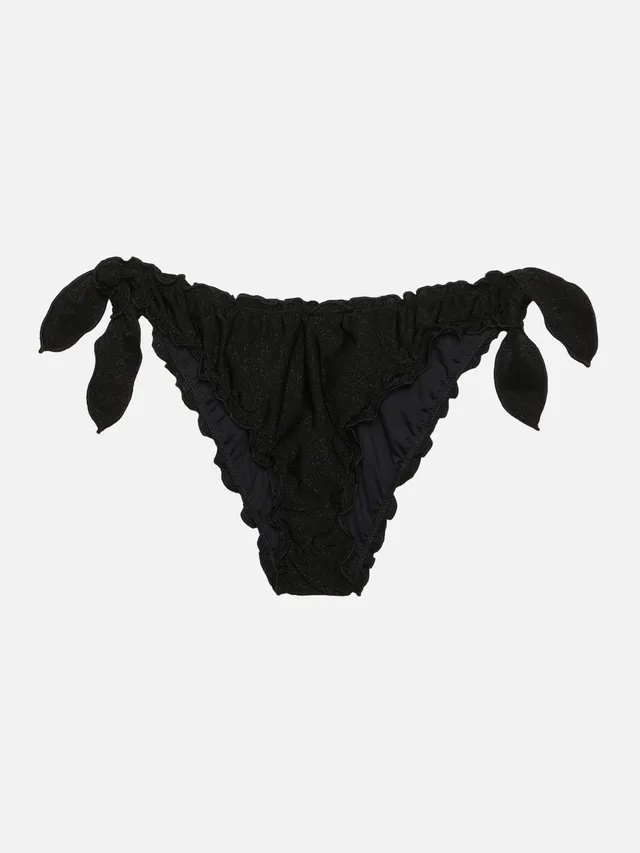 mc2-saint-barth-moon-slip-mare-classico-in-lurex-nero-con-lacci-laterali-regolab image 1