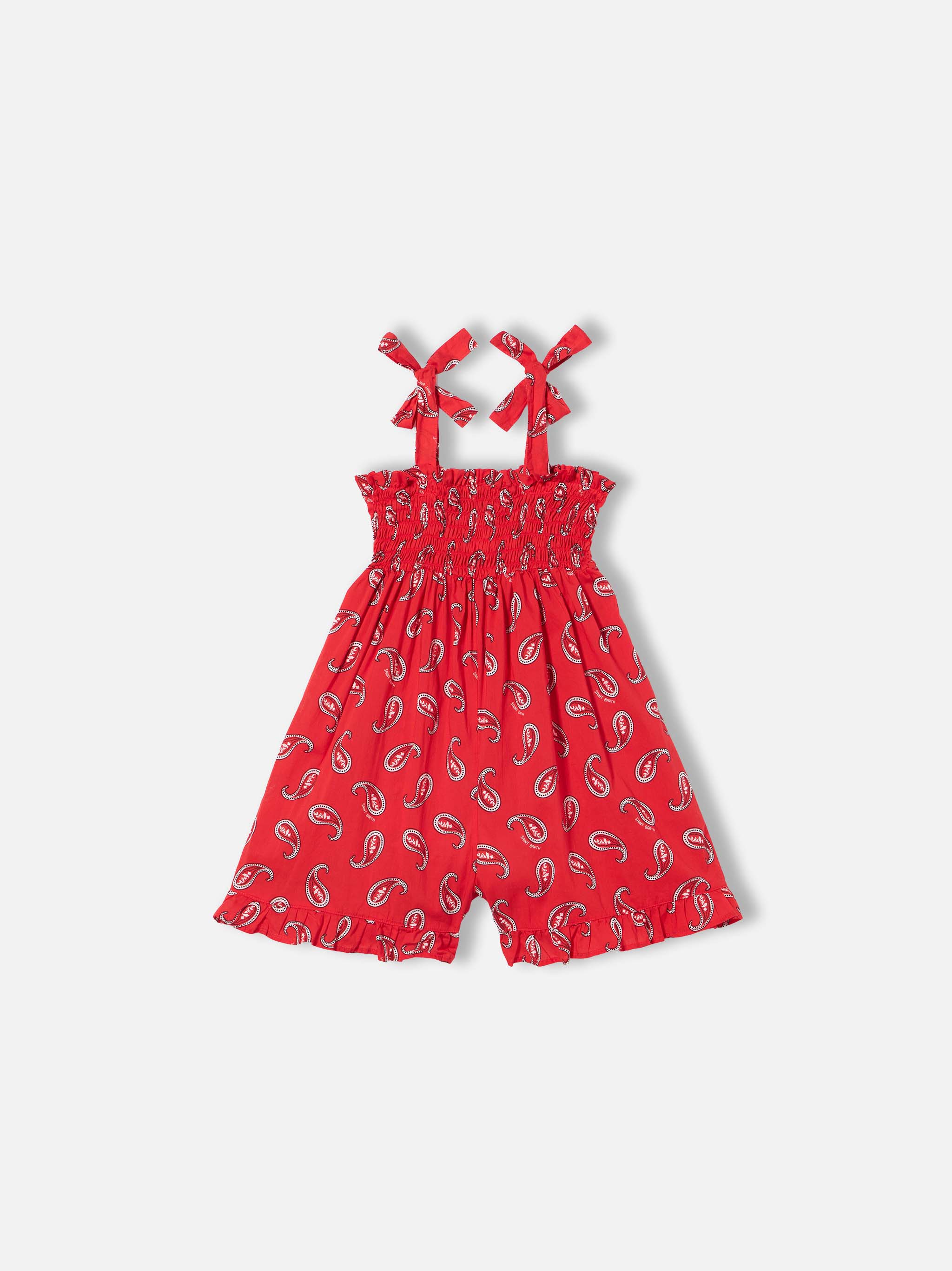 mc2-saint-barth-tutina-da-bambina-con-stampa-paisley-rossa image 3
