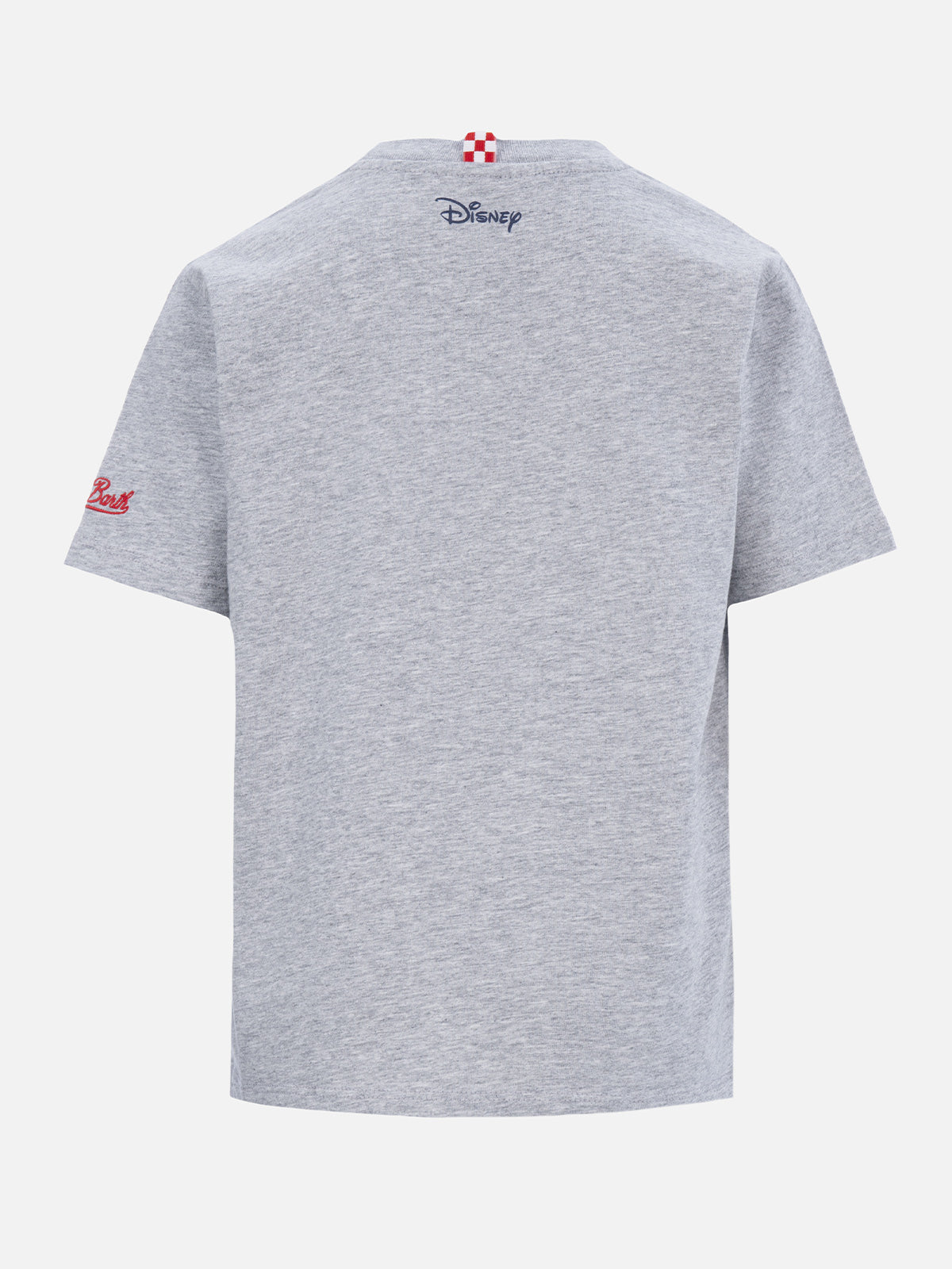 mc2-saint-barth-t-shirt-bambino-cotone-grigio-melange-con-stampa-e-ricamo-topoli image 2