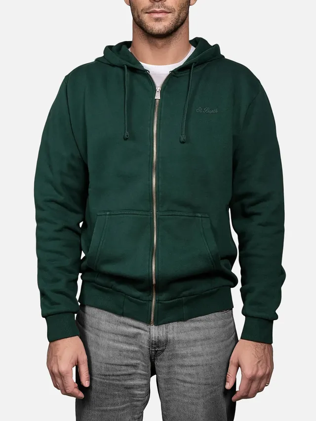 mc2-saint-barth-maglia-mahony-uomo-in-lana-con-cappuccio-verde image 1