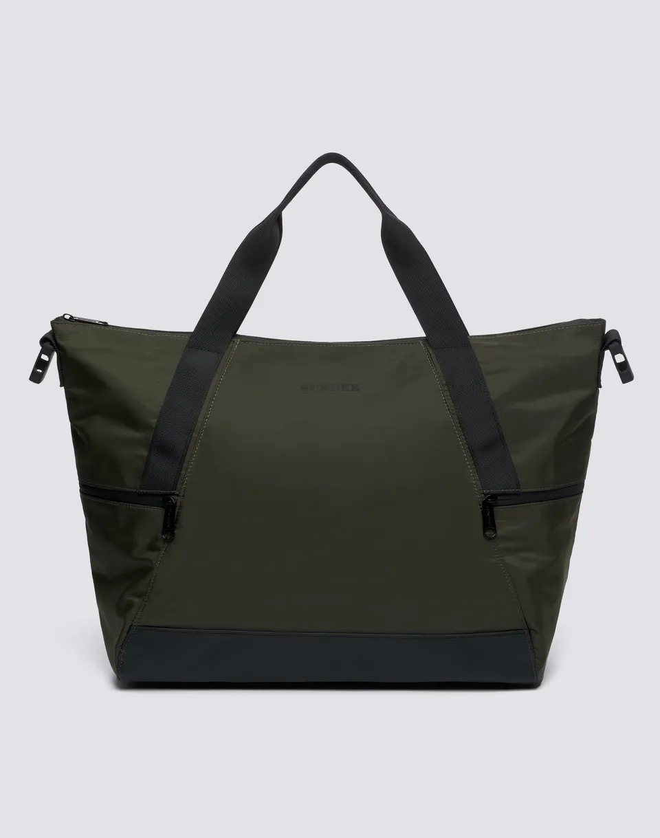 sundek-borsone-week-end-in-nylon-shiny-con-zip-water-resistant image 1