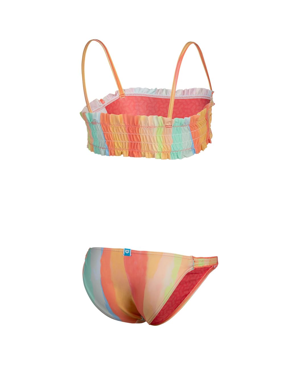 arena-water-print-bikini-bandeau-due-pezzi-bambina image 3