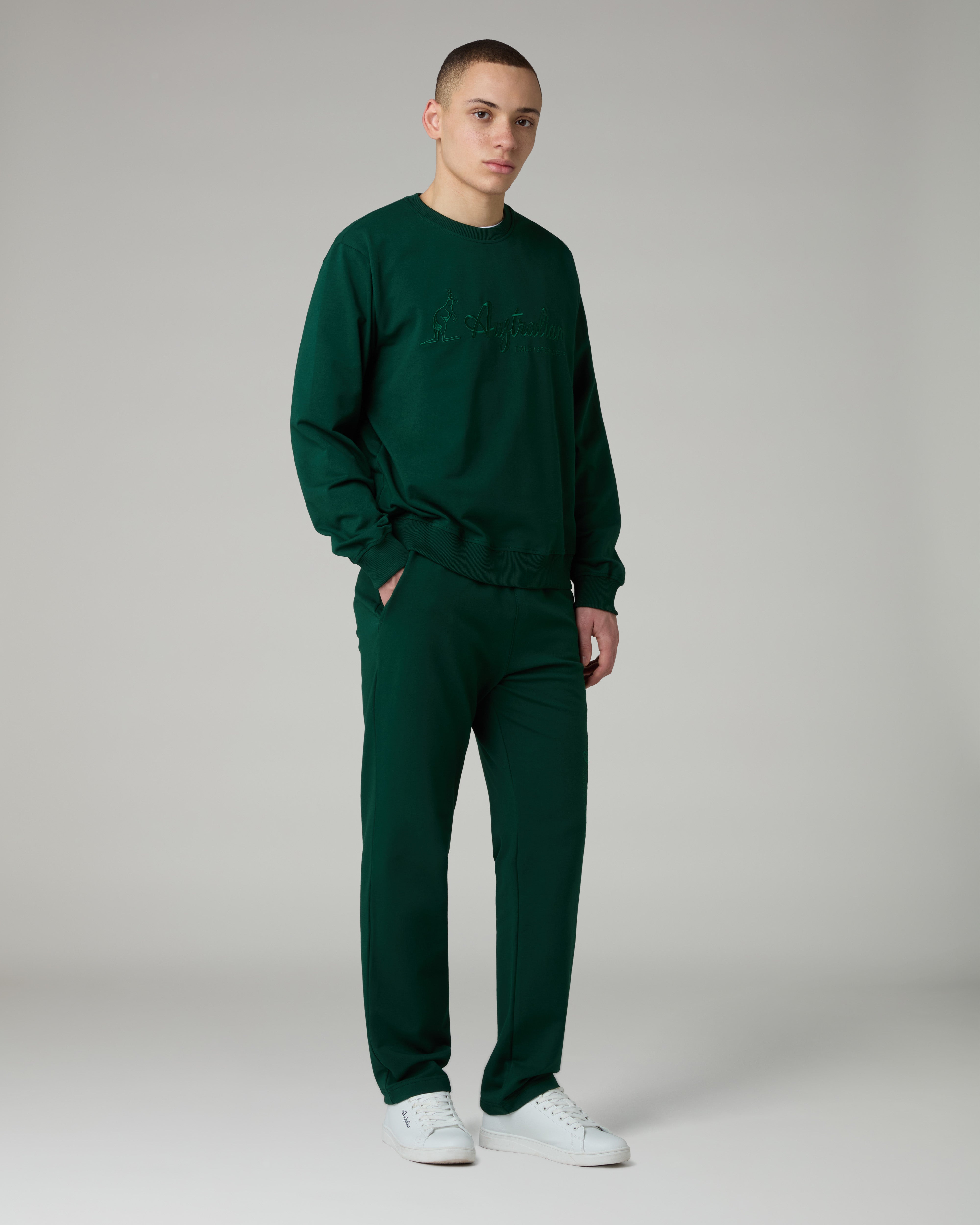 australian-statement-logo-crewneck-felpa-girocollo-sportswear image 2