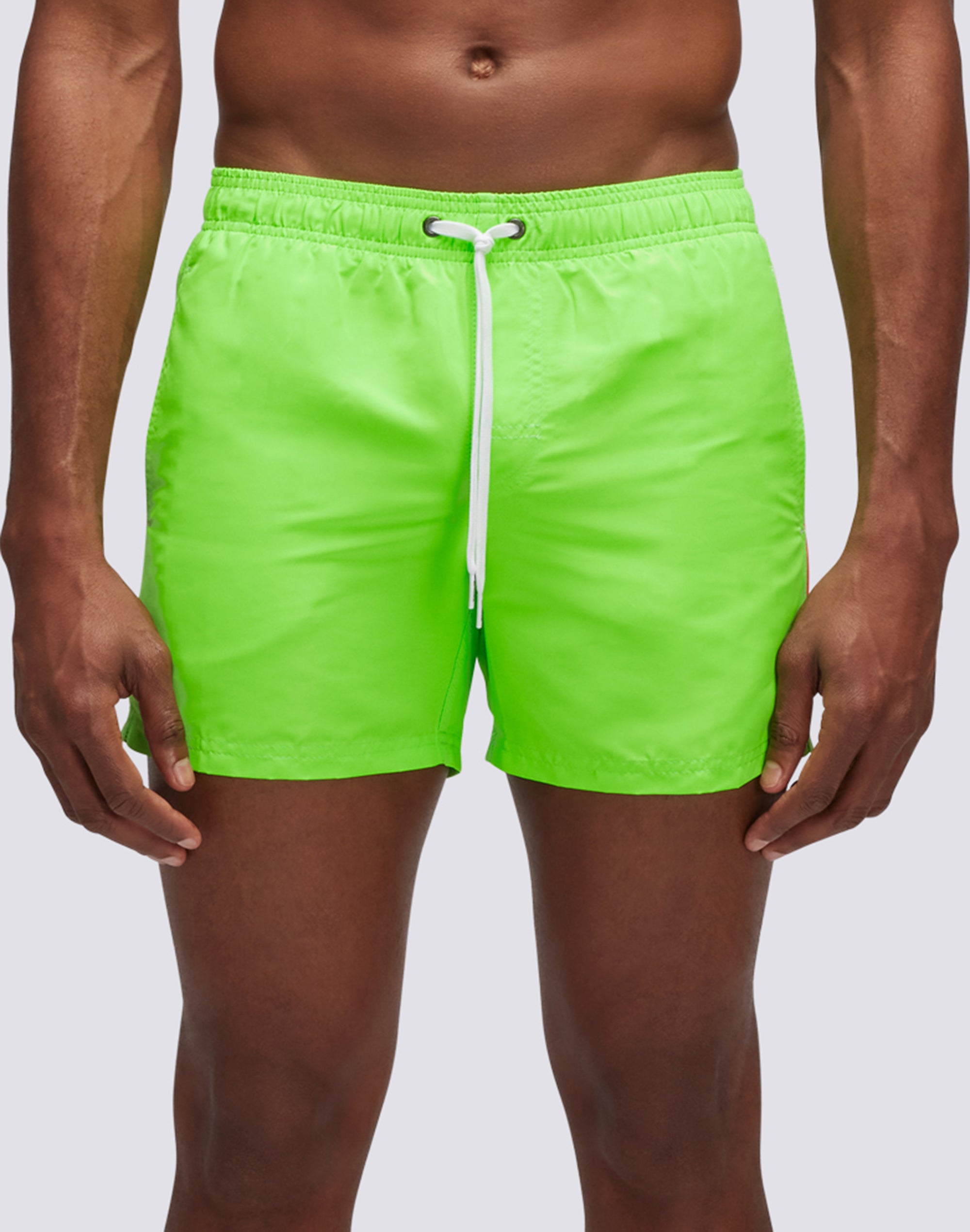 sundek-costume-da-bagno-uomo-a-pantaloncino-verde-fluo image 2