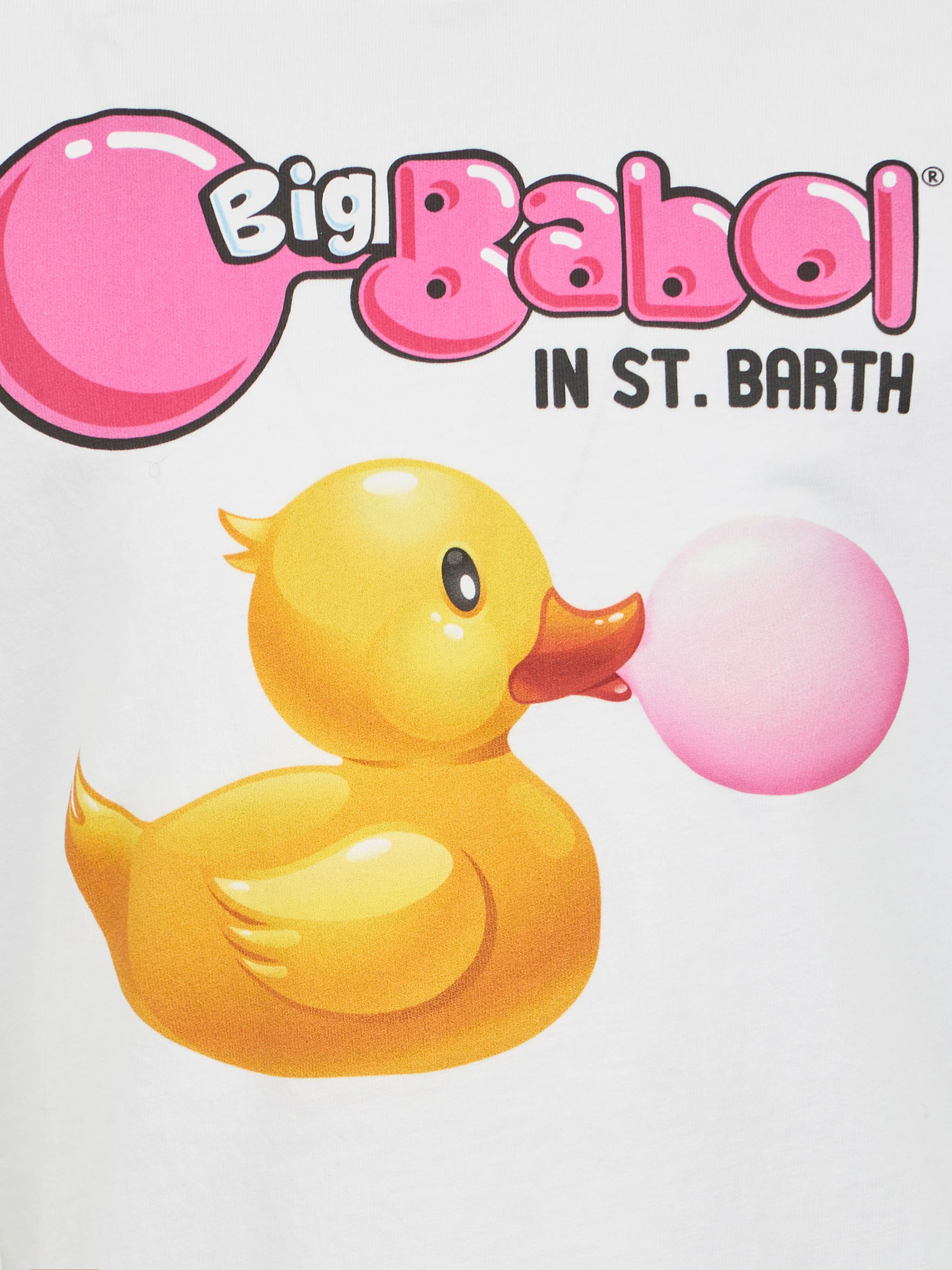 mc2-saint-barth-t-shirt-boy-big-babol-papera-t-shirt-bambino-in-cotone-bianca image 2