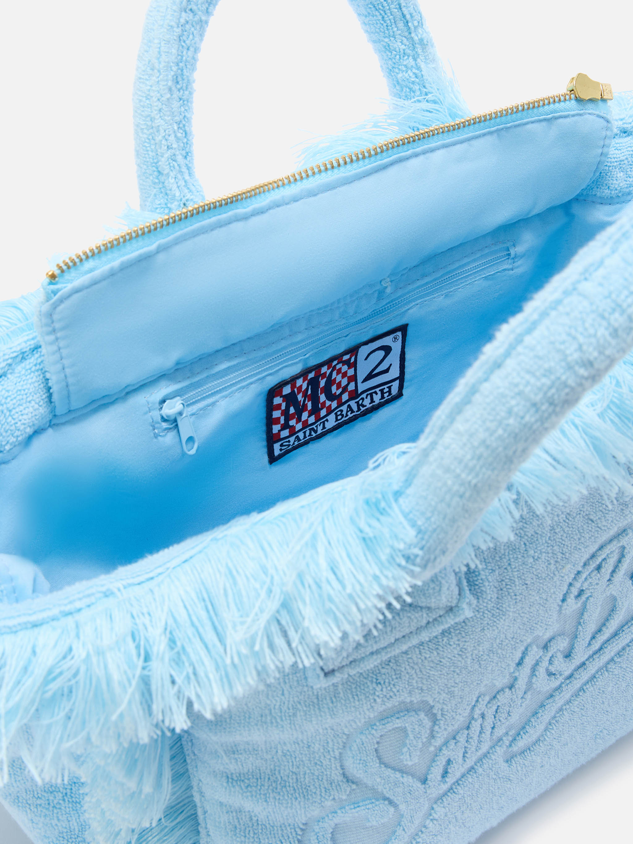 mc2-saint-barth-borsa-colette-in-tessuto-effetto-spugna-azzurro image 3