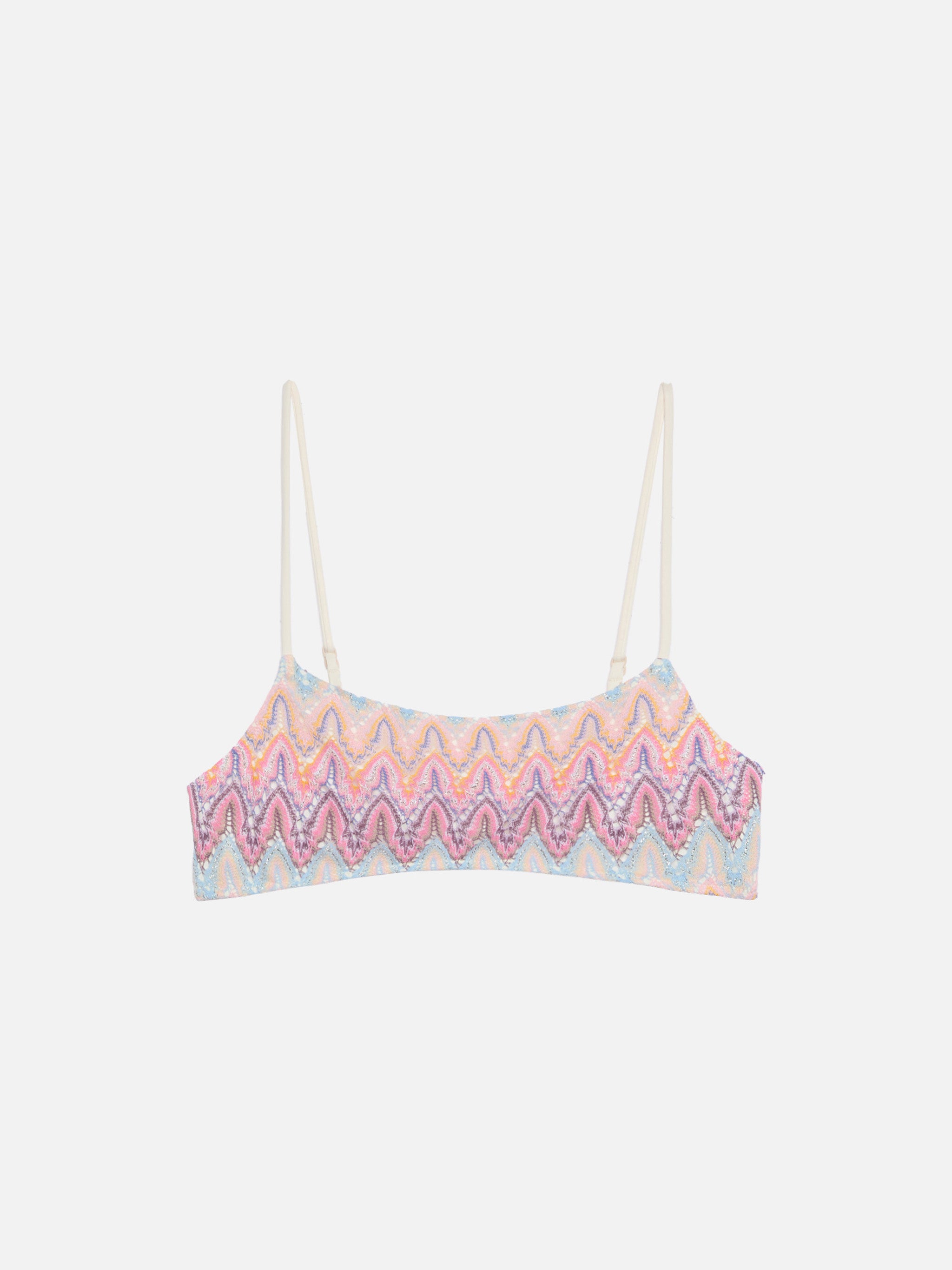 top-da-spiaggia-donna-mc2-saint-barth-sadie-bralette-in-maglia-raschel image 1
