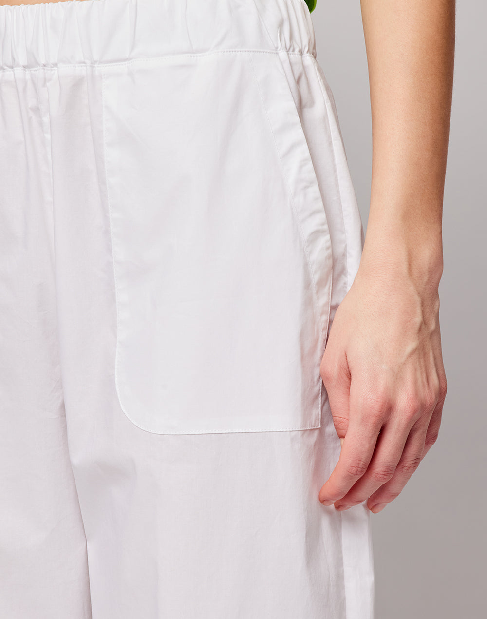 sundek-pantaloni-donna-in-popeline-di-cotone-vita-elastica-con-coulisse image 8