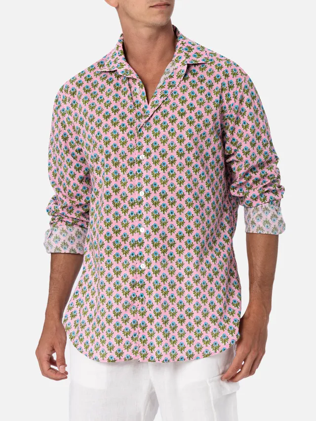 mc2-saint-barth-camicia-sikelia-donna-in-cotone-mussola-stampa-fiori-multicolor image 1
