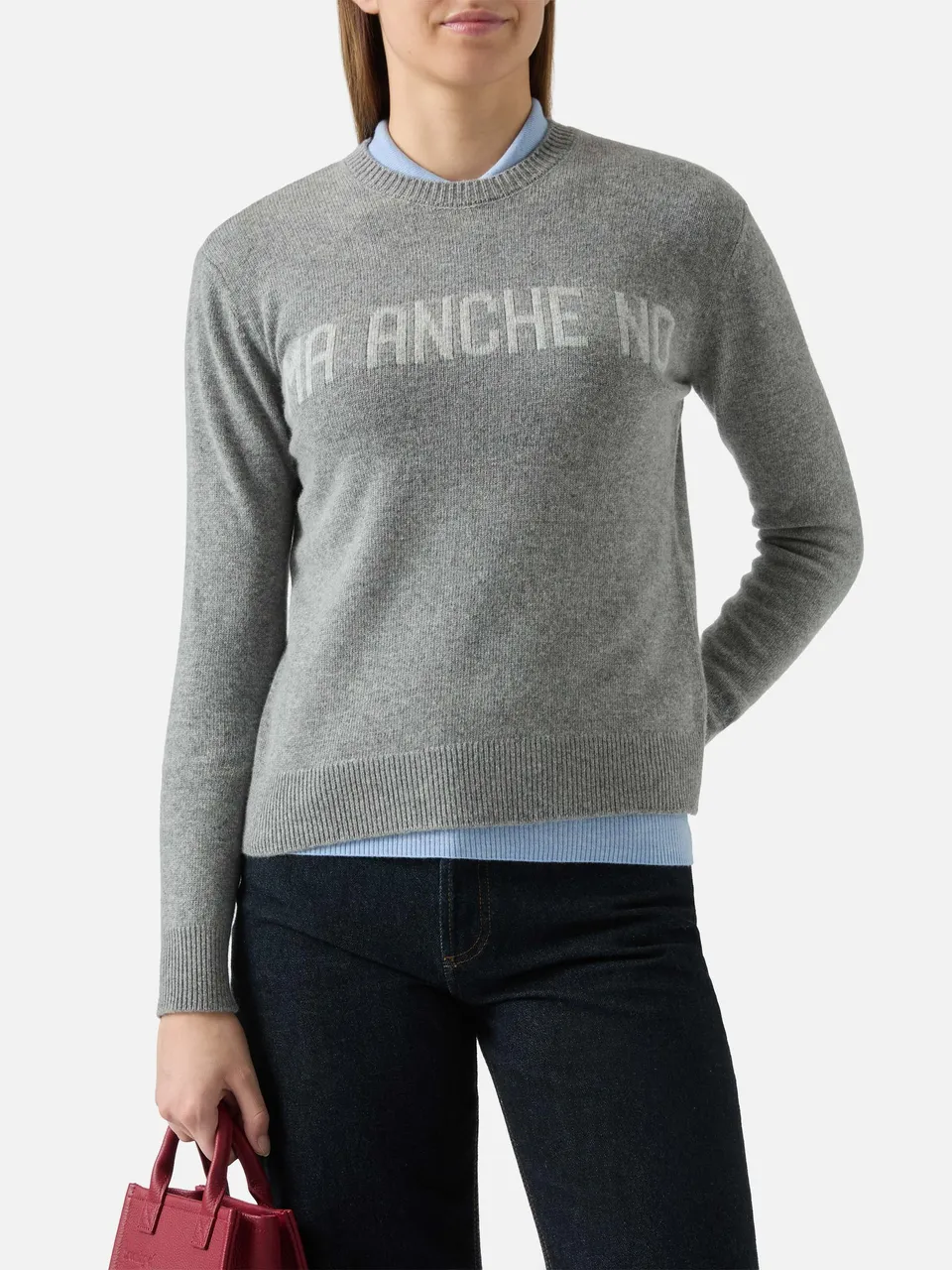 mc2-saint-barth-maglione-new-queen-donna-girocollo-jacquard-grigio-cashmere image 1