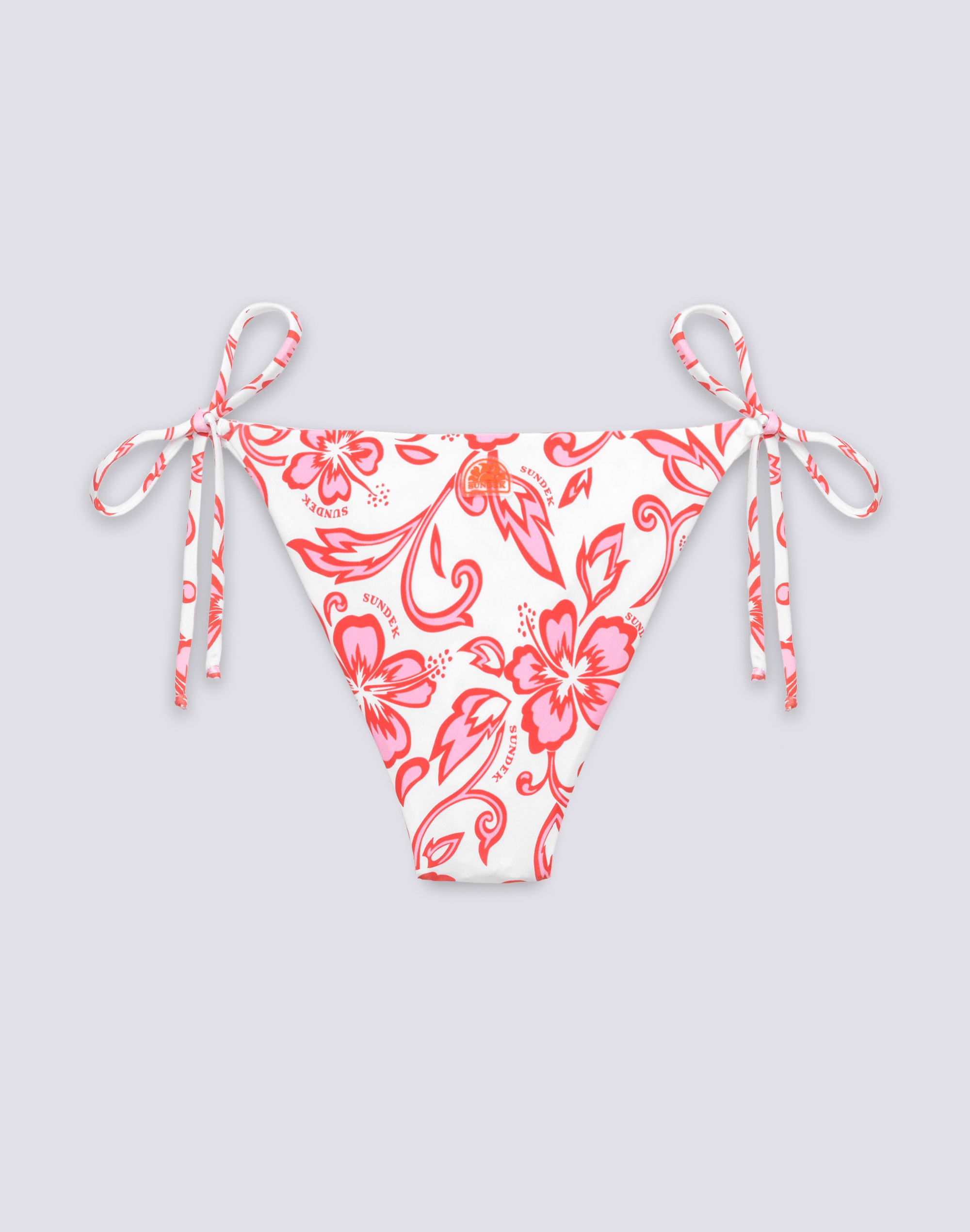 sundek-anita-slip-bikini-donna-a-laccetti-stampa-fiori-sk23-w206kbl3623 image 2