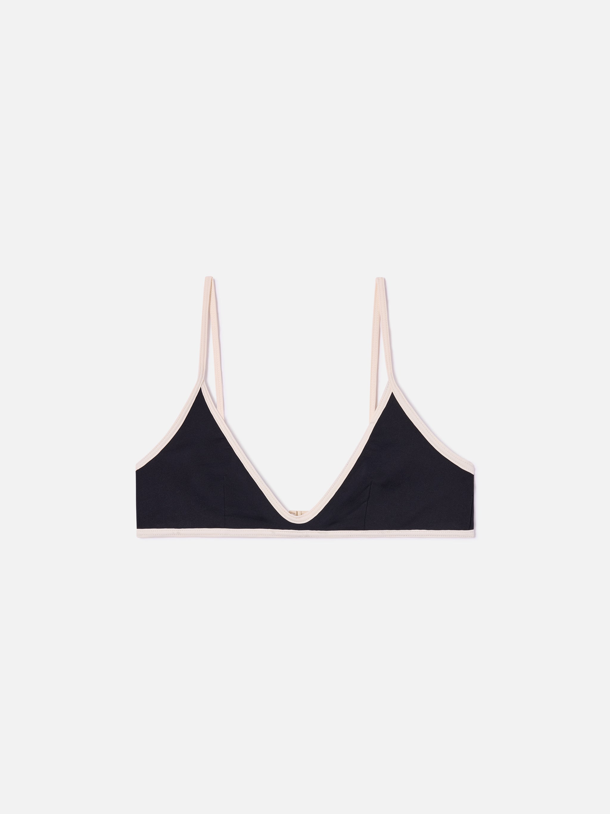 mc2-saint-barth-top-bikini-paloma-string-bralette-nero-con-profili-a-contrasto image 1