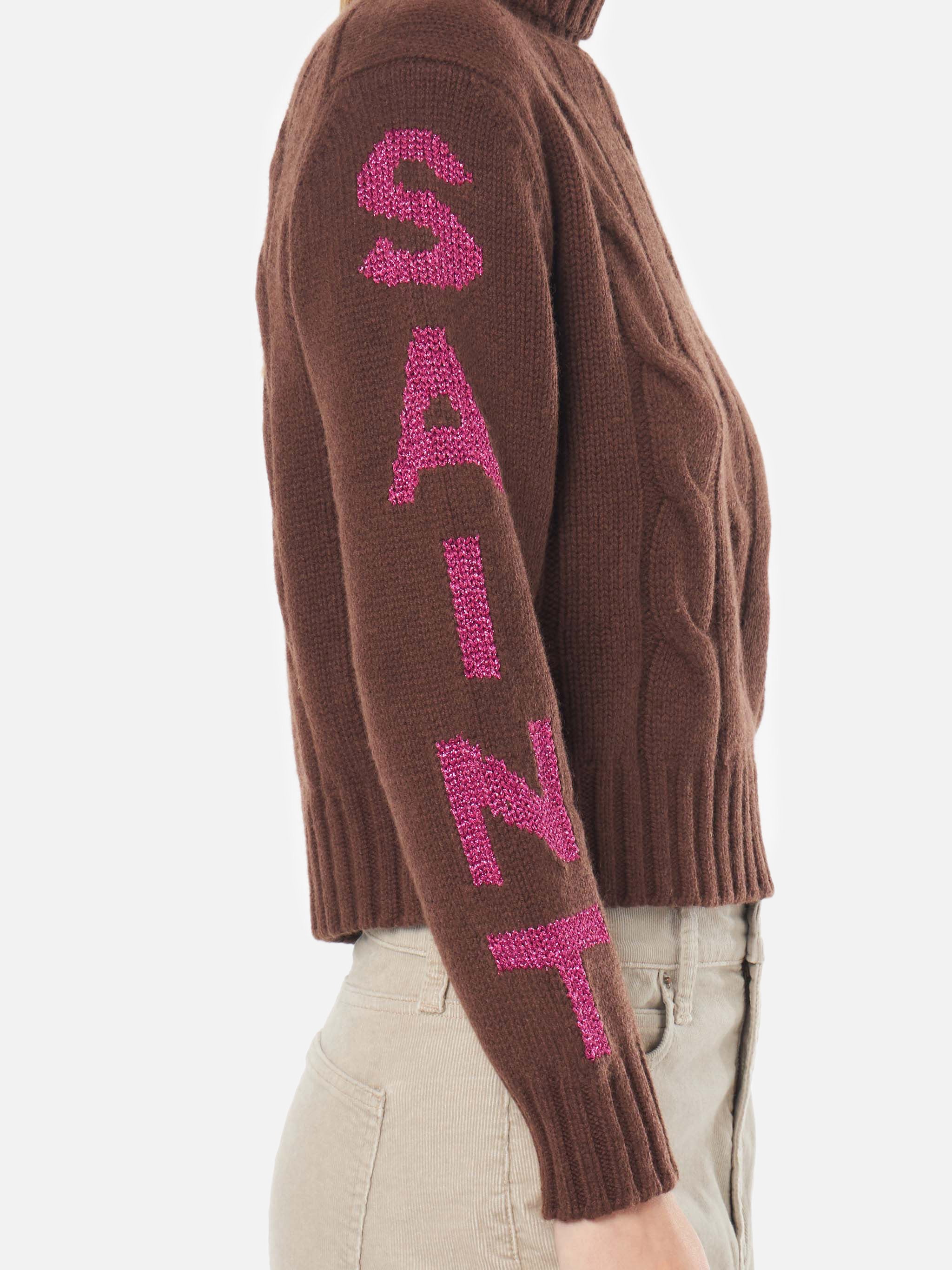 mc2-saint-barth-adler-maglione-collo-alto-con-jacquard-saint-moritz-in-lurex image 2