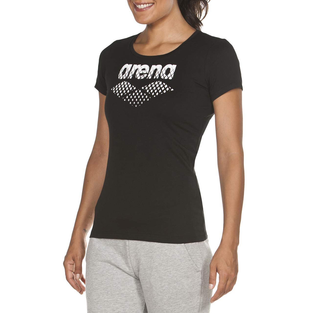 arena-w-essential-big-logo-maglia-donna-manica-corta image 2