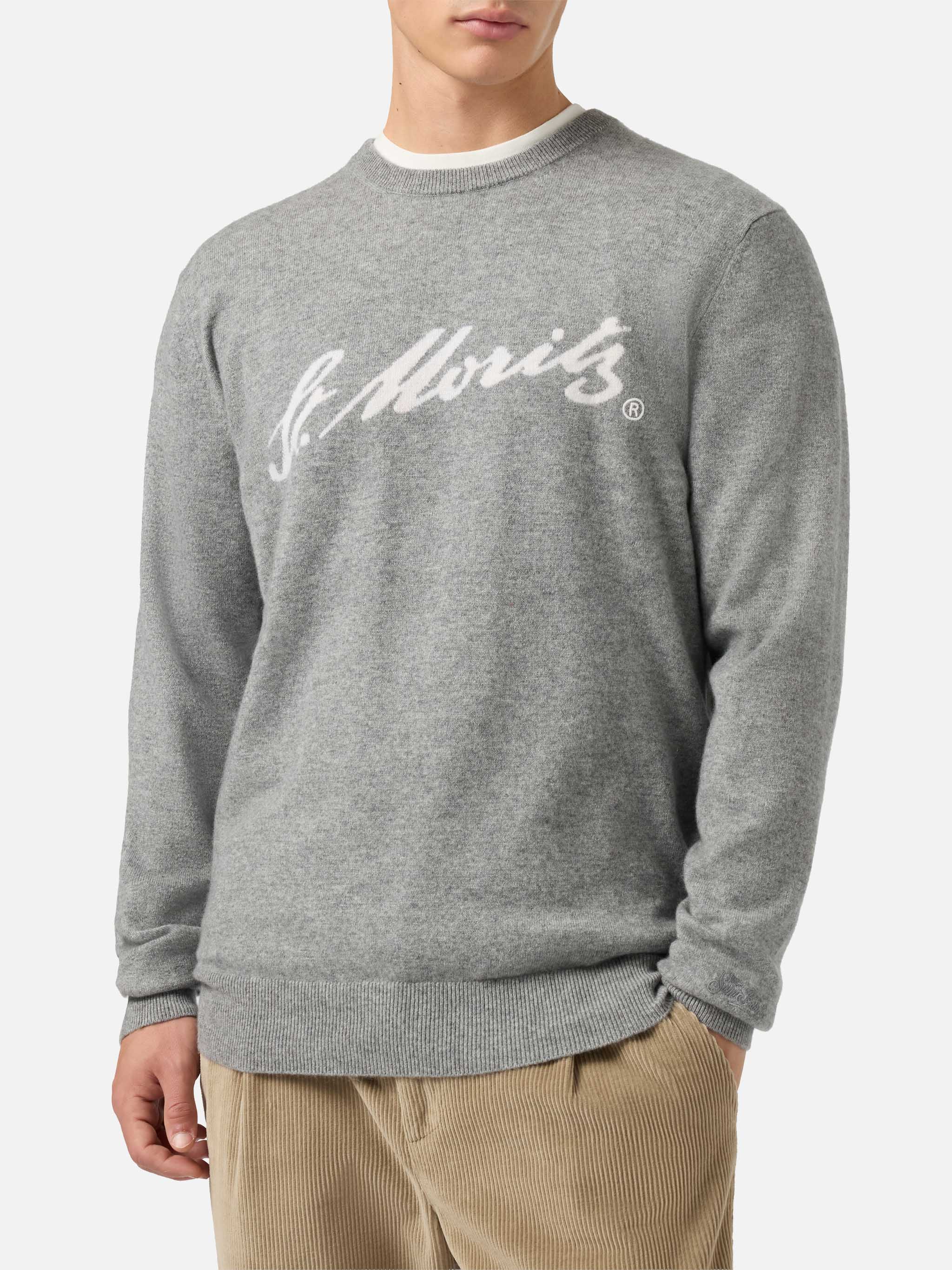 mc2-saint-barth-maglione-heron-light-in-100-cashmere-grigio-con-intarsio-st-mori image 1