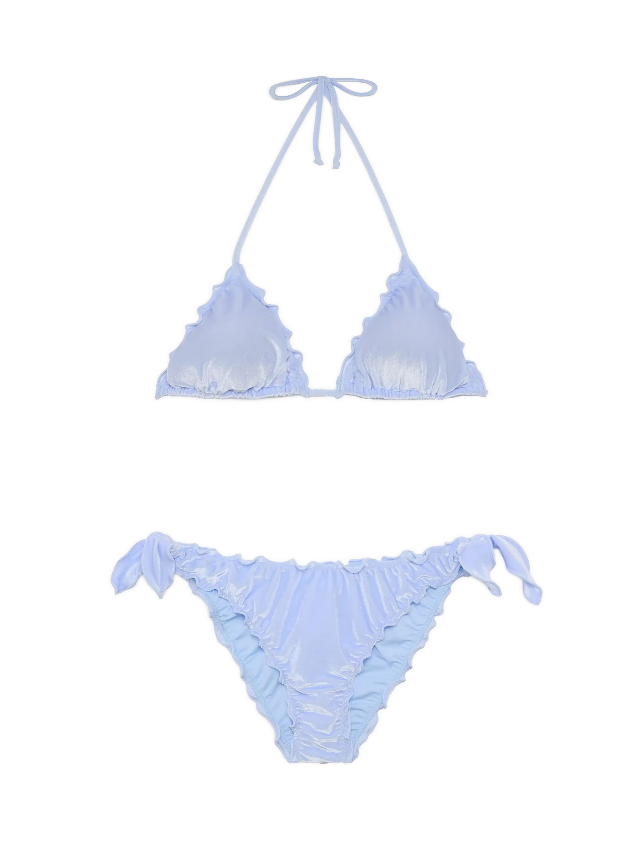 mc2-saint-barth-bikini-triangolo-sagittarius-moon-velluto-azzurro-chiaro image 1