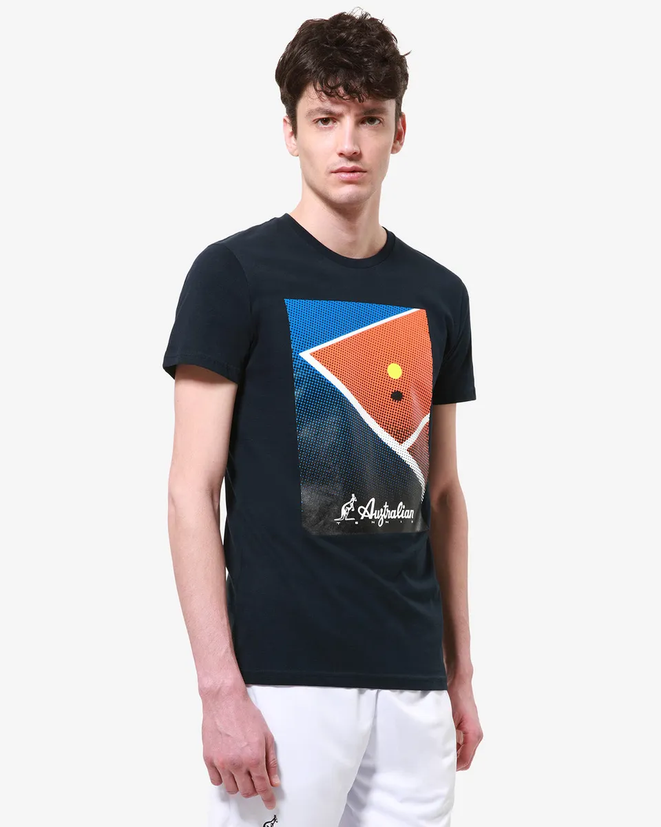 australian-court-graphic-t-shirt-tennis-blu-navy image 1