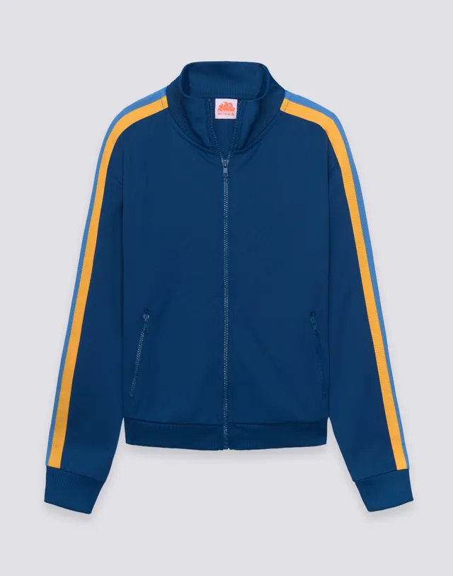 sundek-w405jhsc100-felpa-scuba-donna-full-zip-con-arcobaleno image 1