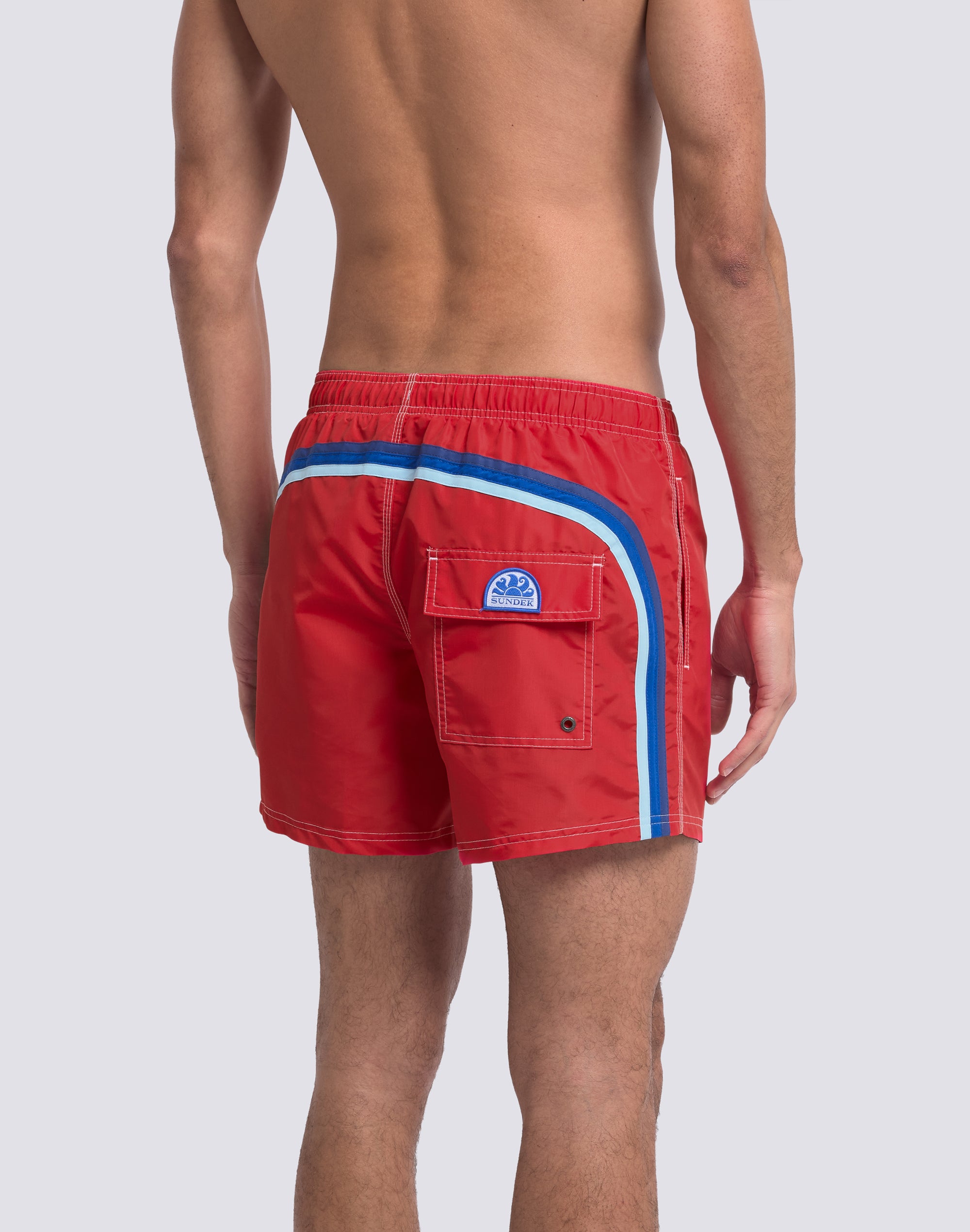 sundek-costume-da-bagno-uomo-corto-iconic-taffeta-m504bdta100 image 5