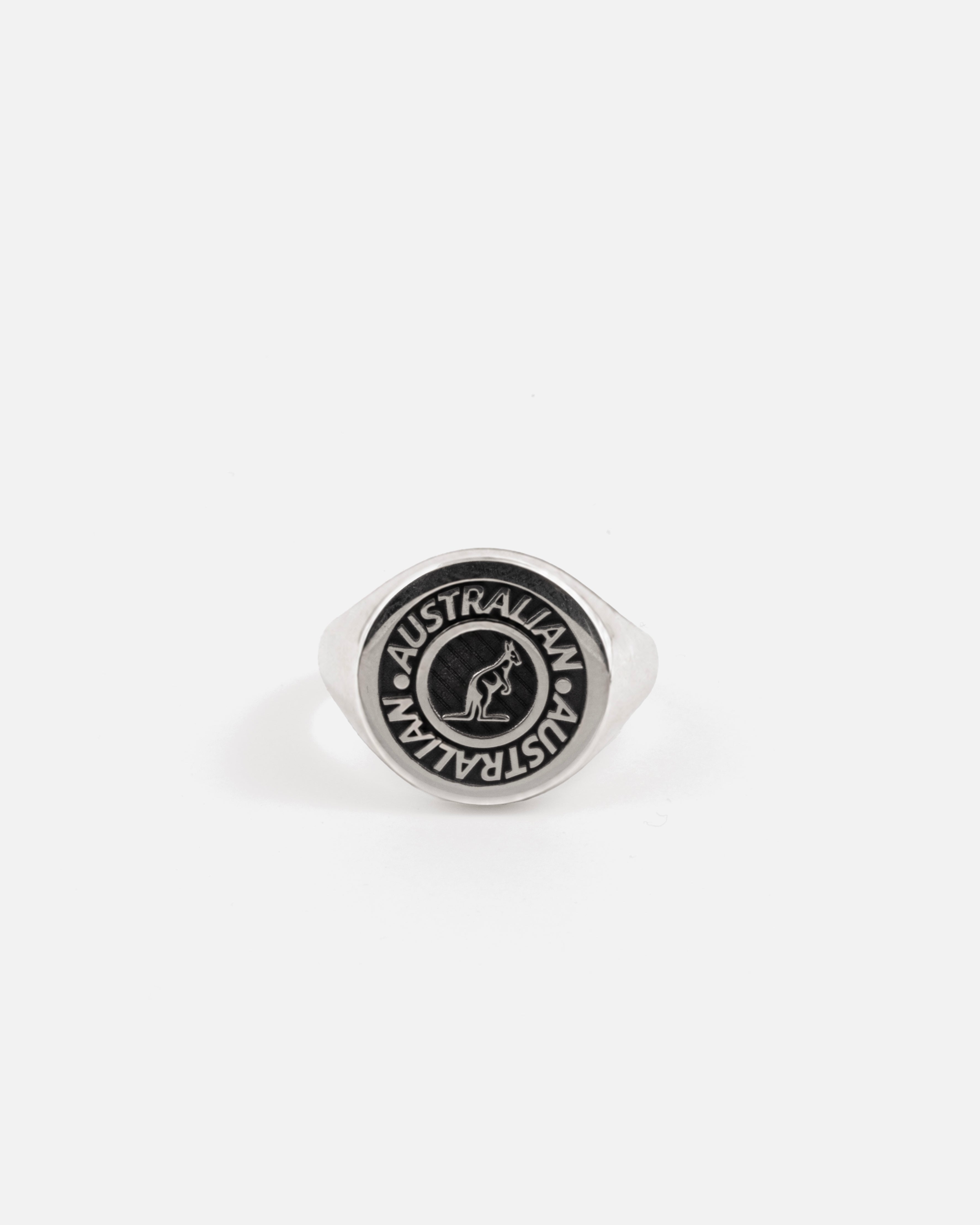 australian-chevalier-ring-argento-testa-tonda-15-mm image 2