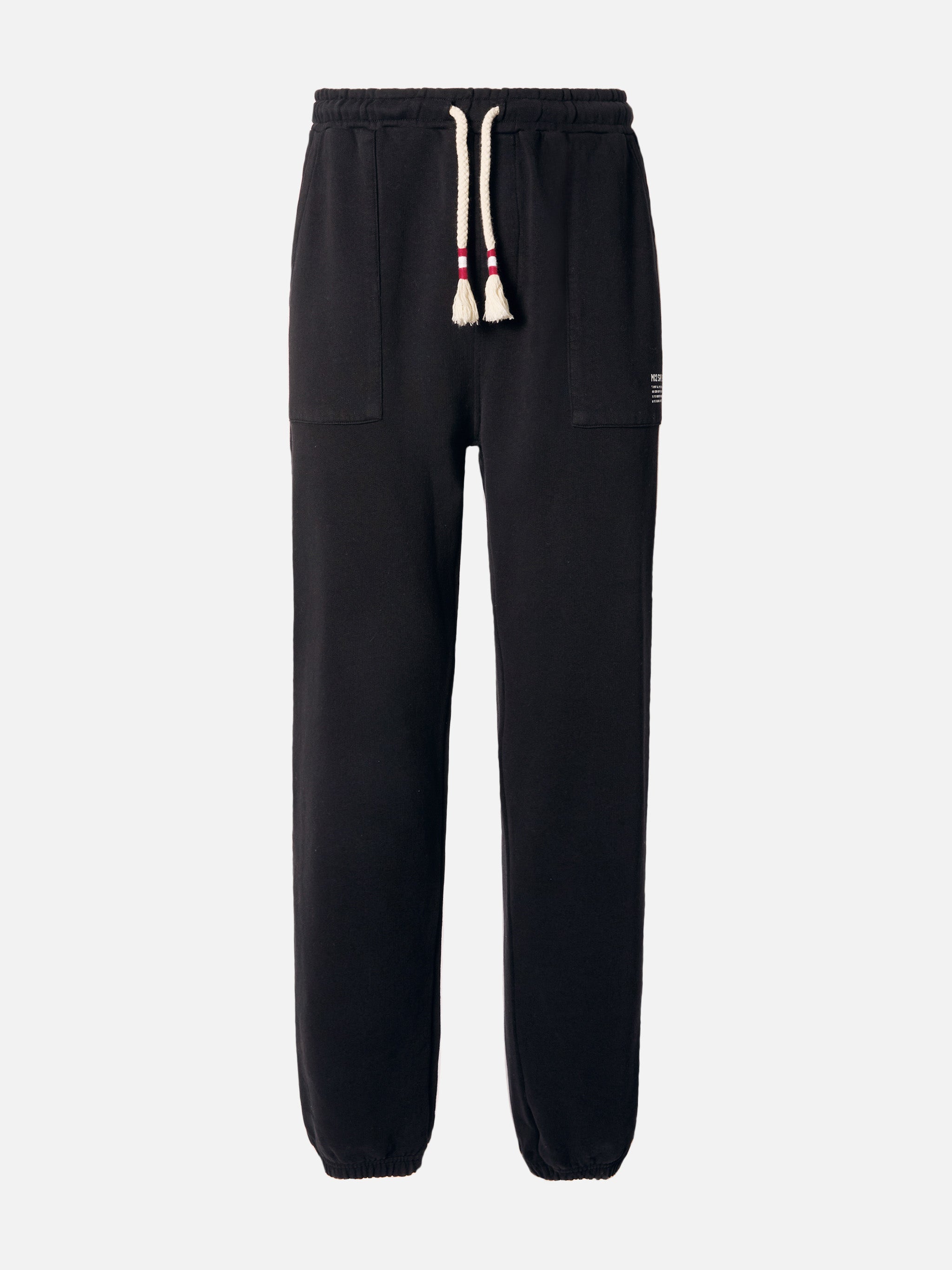 mc2-saint-barth-pantaloni-sportivi-bolt-in-pile-di-cotone-grigio-melange image 4
