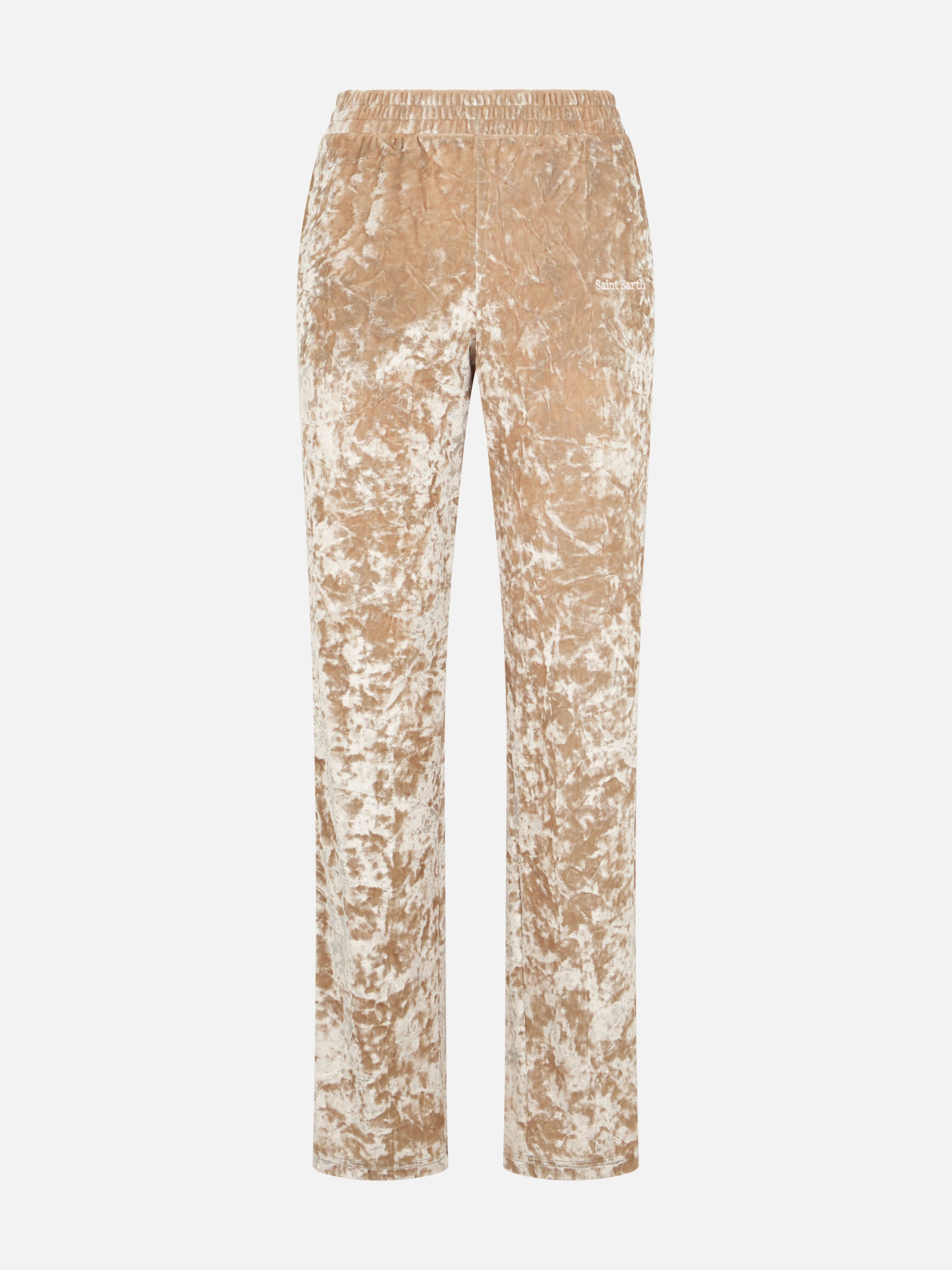 mc2-saint-barth-pantaloni-yvonne-donna-beige-in-ciniglia-jogger image 4