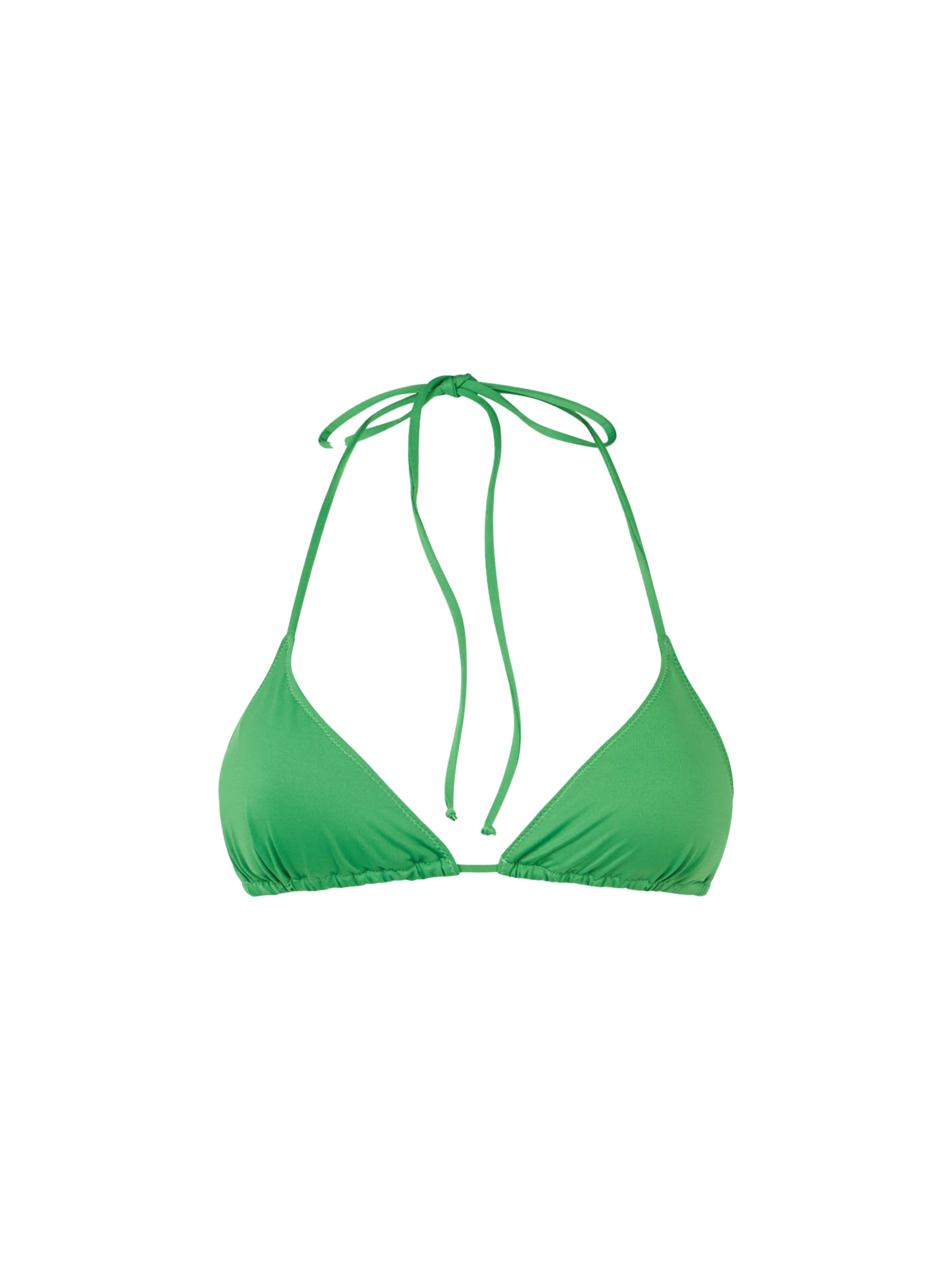 mc2-saint-barth-leah-top-bikini-a-triangolo-verde-tinta-unita image 1