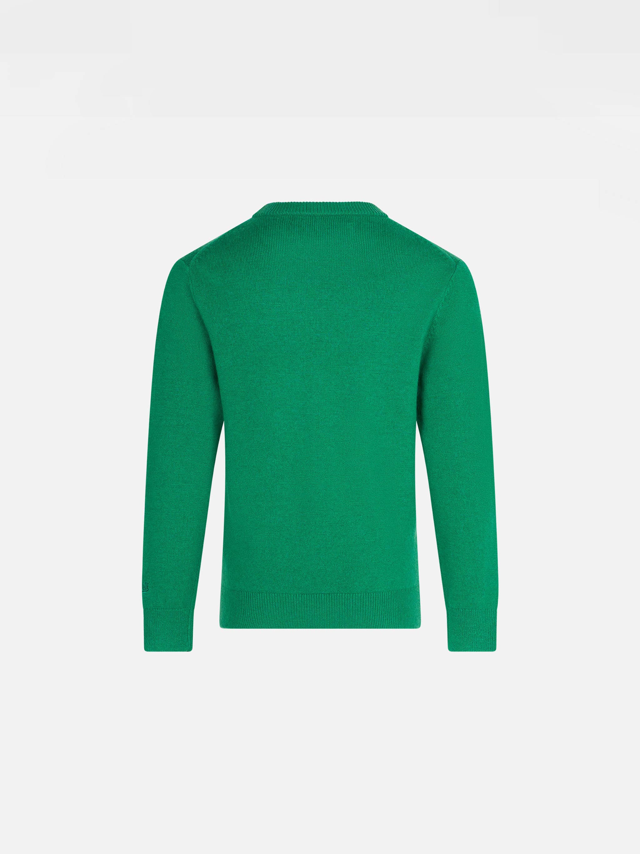 mc2-saint-barth-dou-maglione-bambino-verde-jacquard-st-moritz image 2