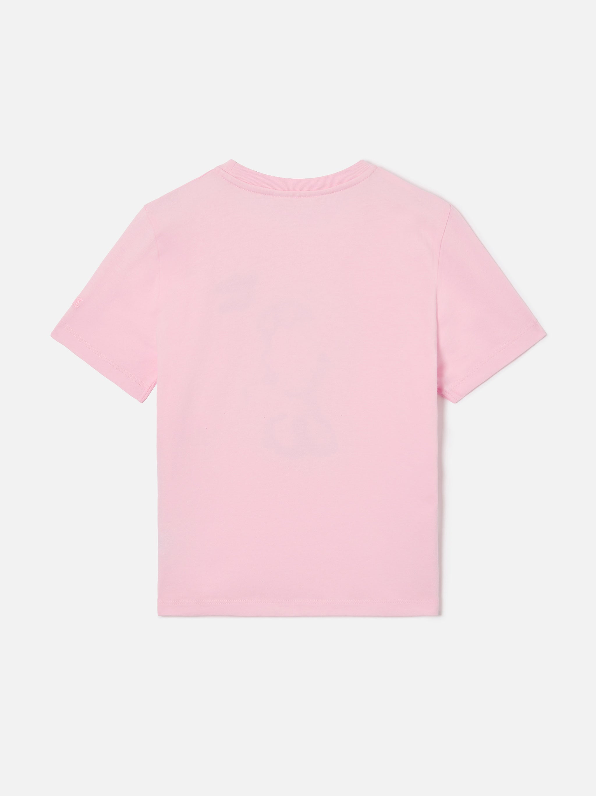 mc2-saint-barth-t-shirt-elly-bambina-in-cotone-rosa-con-strass image 3