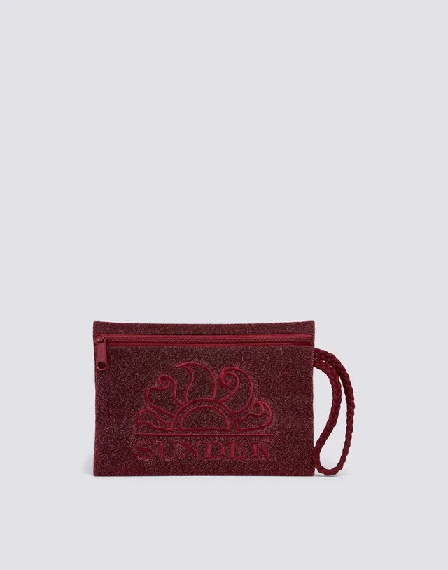 sundek-chin-clutch-bag-donna-in-lurex-con-manico-in-corda image 1