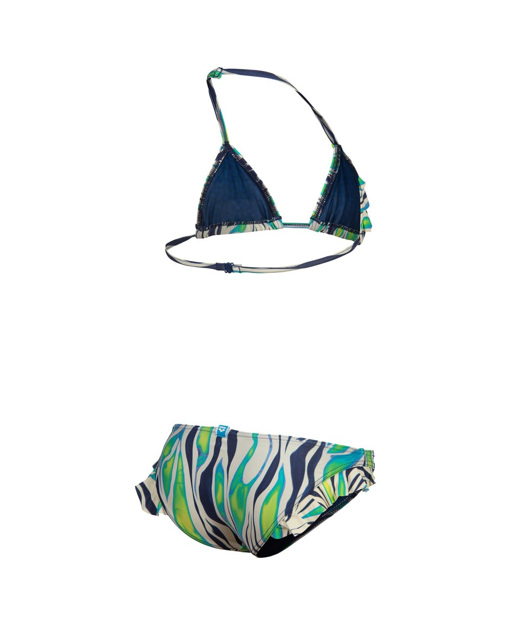 arena-water-print-bikini-a-triangolo-bambina image 3