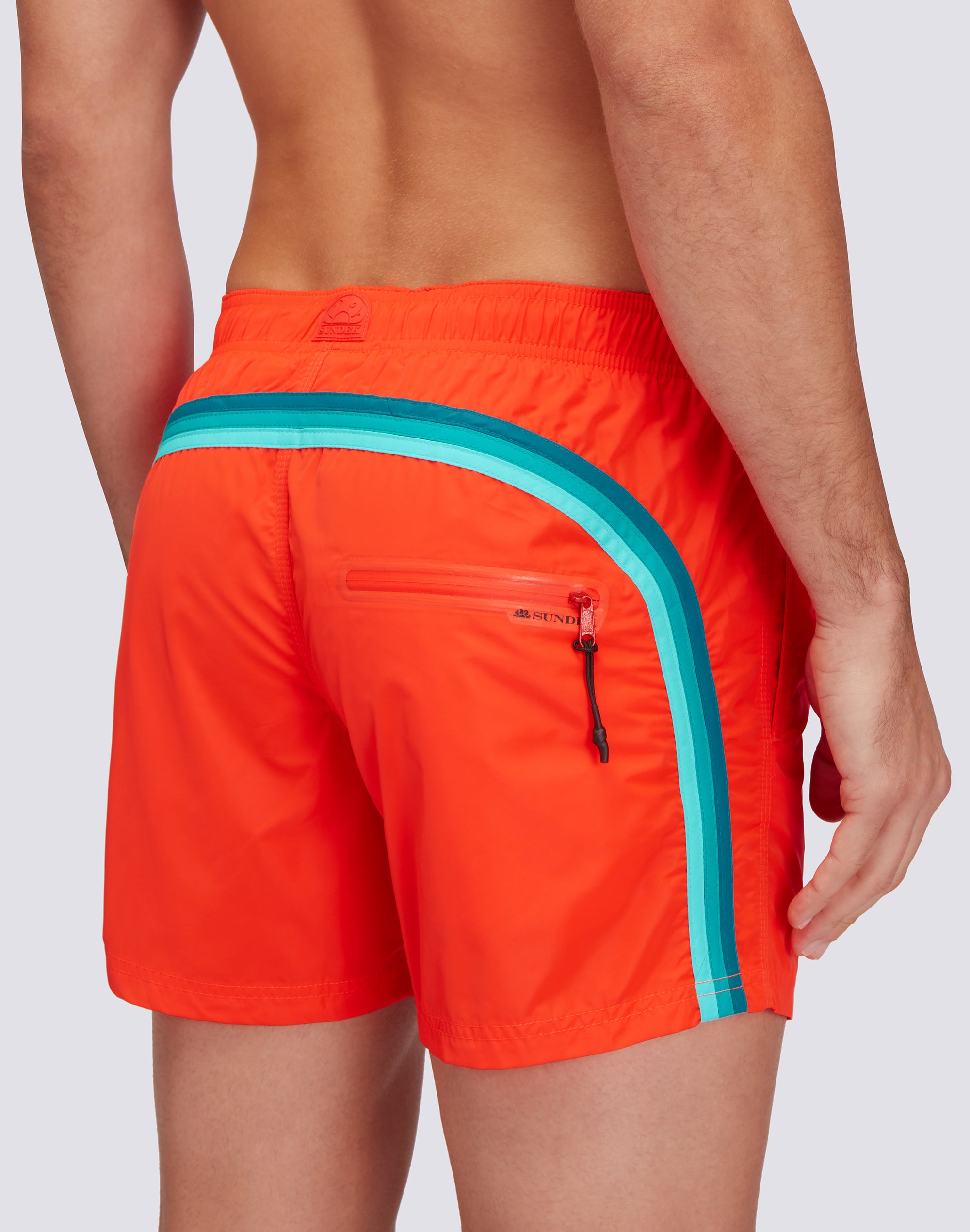 sundek-costume-da-bagno-uomo-corto-memory-vita-elasticata-con-zip image 3