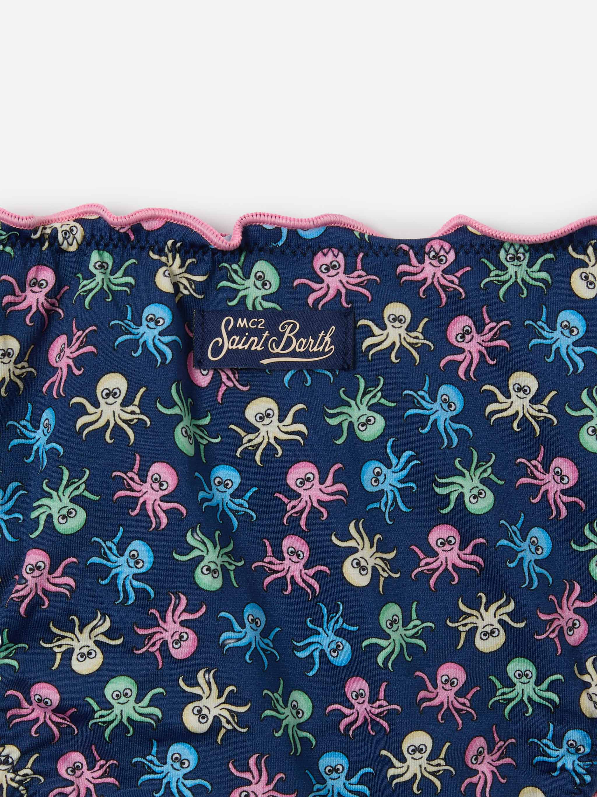 mc2-saint-barth-cris-bikini-bambina-triangolo-blu-stampa-polpi image 3